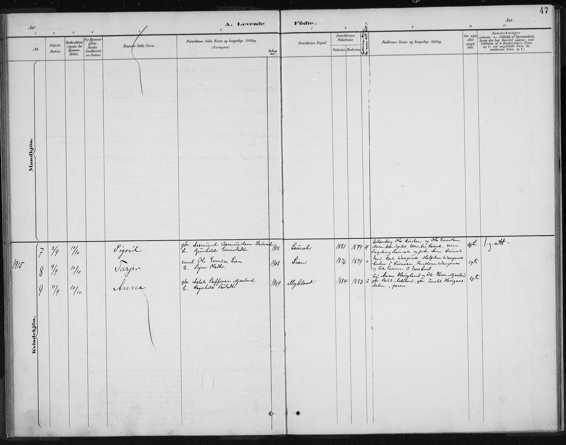 Herefoss sokneprestkontor, AV/SAK-1111-0019/F/Fa/Fac/L0002: Ministerialbok nr. A 2, 1887-1915, s. 47