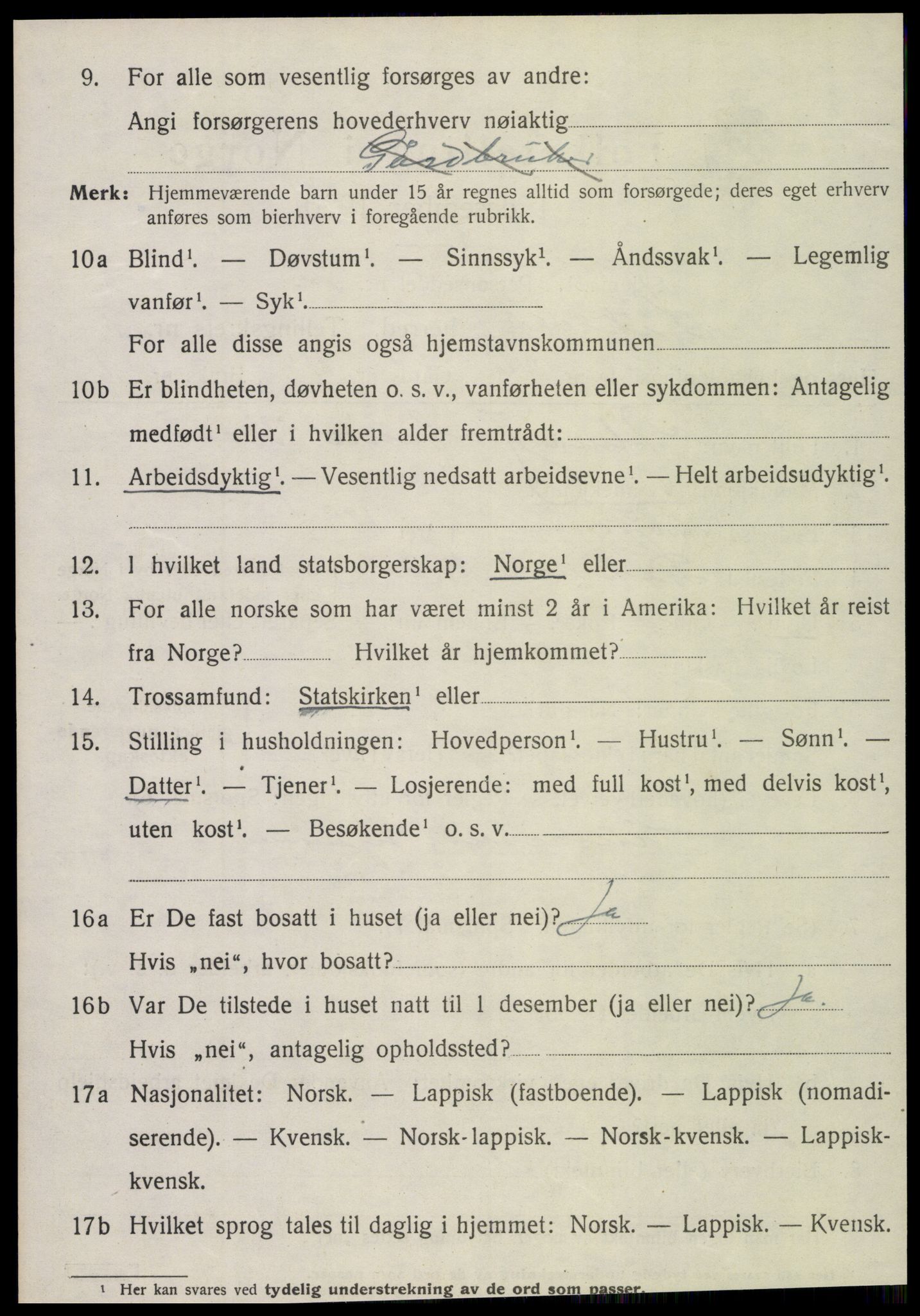 SAT, Folketelling 1920 for 1718 Leksvik herred, 1920, s. 6373