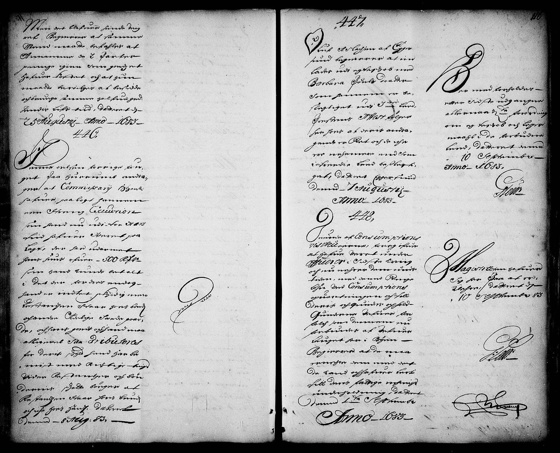 Stattholderembetet 1572-1771, AV/RA-EA-2870/Ad/L0004: Supplikasjons- og resolusjonsprotokoll, 1683-1691, s. 114b-115a