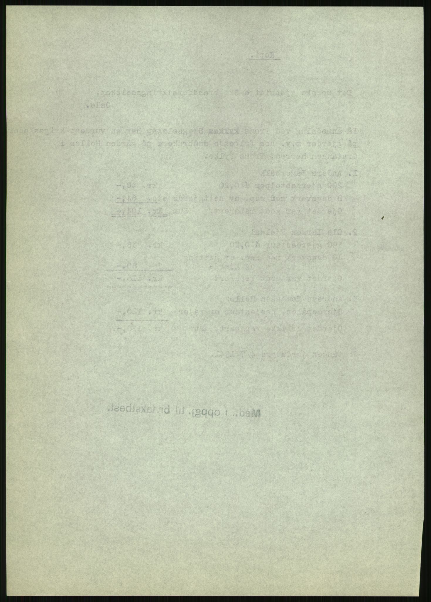 Forsvarsdepartementet, 10. kontor / Oppgjørskontoret, AV/RA-RAFA-1225/D/Dd/L0480: Troms, 1942-1953, s. 31