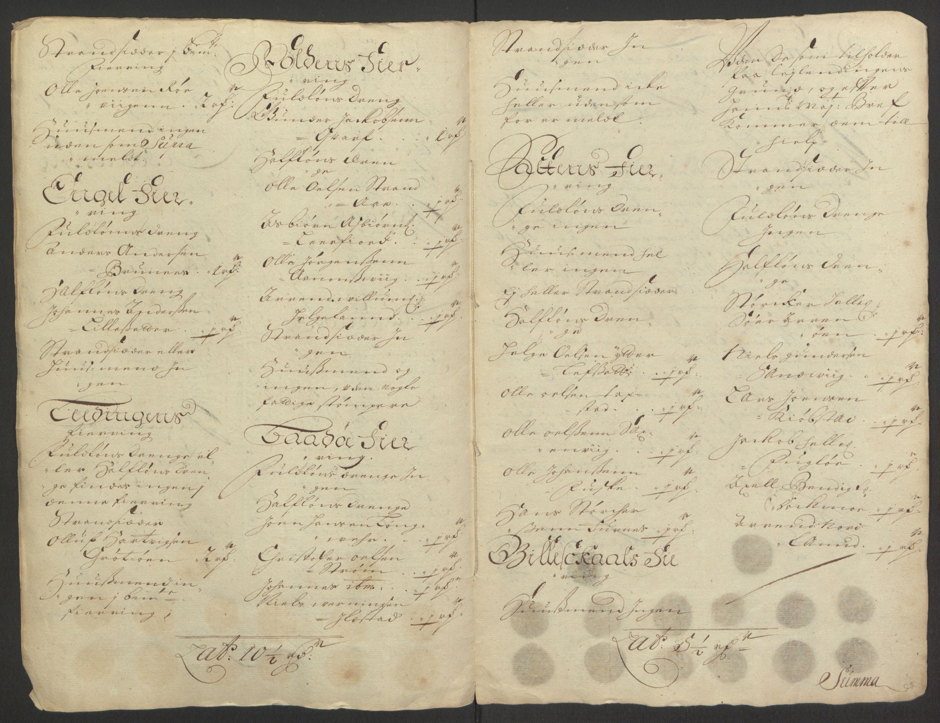 Rentekammeret inntil 1814, Reviderte regnskaper, Fogderegnskap, RA/EA-4092/R66/L4578: Fogderegnskap Salten, 1694-1696, s. 253