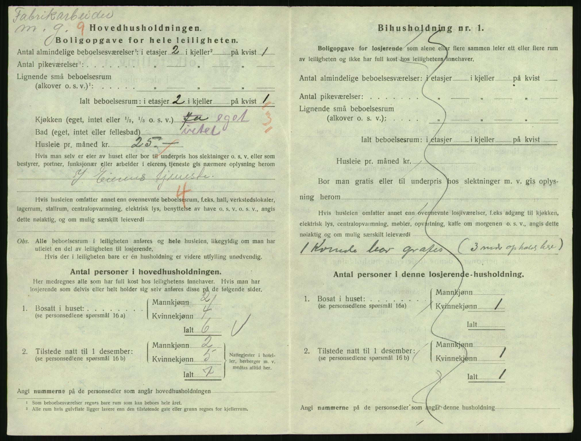 SAH, Folketelling 1920 for 0501 Lillehammer kjøpstad, 1920, s. 3371