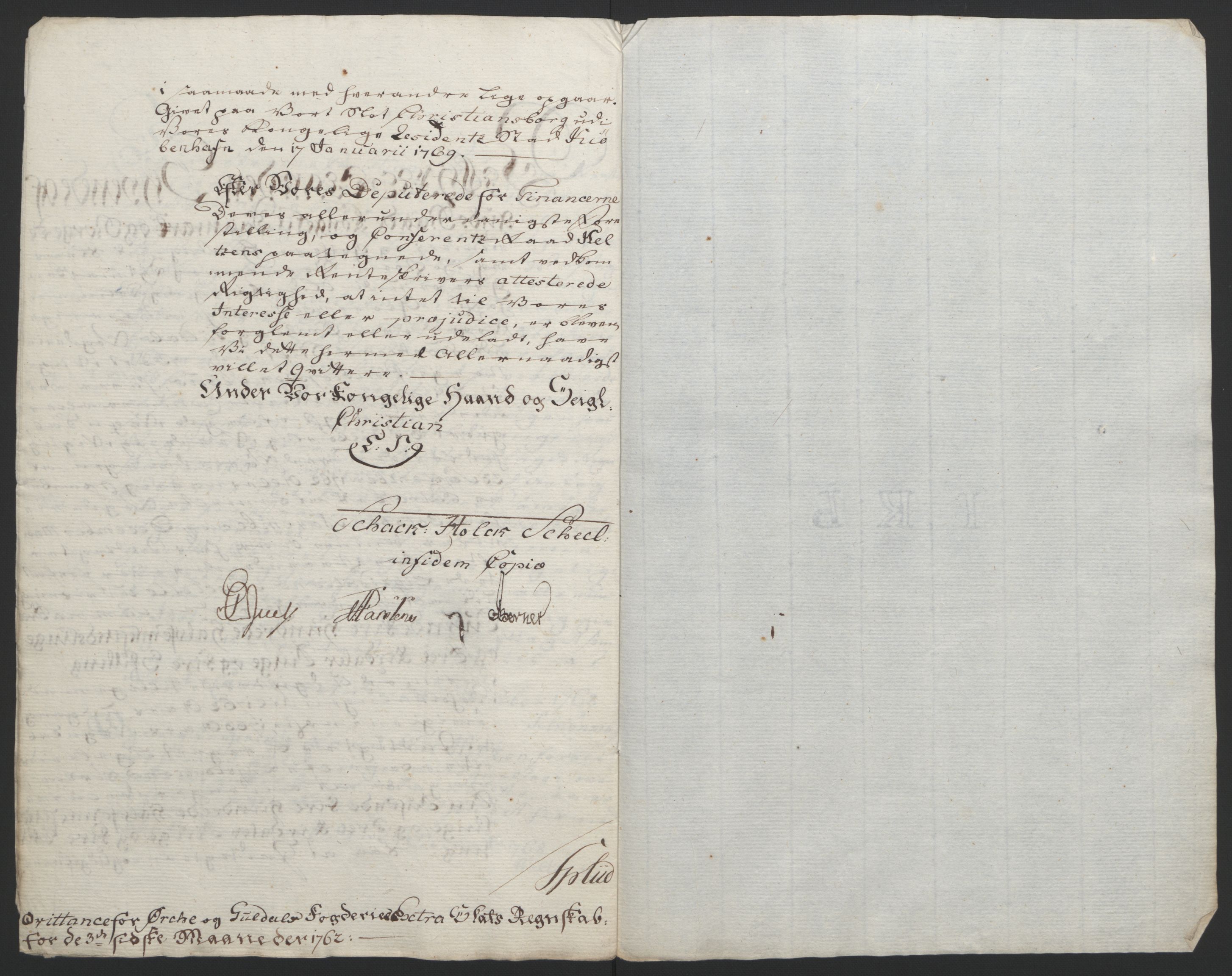 Rentekammeret inntil 1814, Reviderte regnskaper, Fogderegnskap, RA/EA-4092/R60/L4094: Ekstraskatten Orkdal og Gauldal, 1762-1765, s. 18