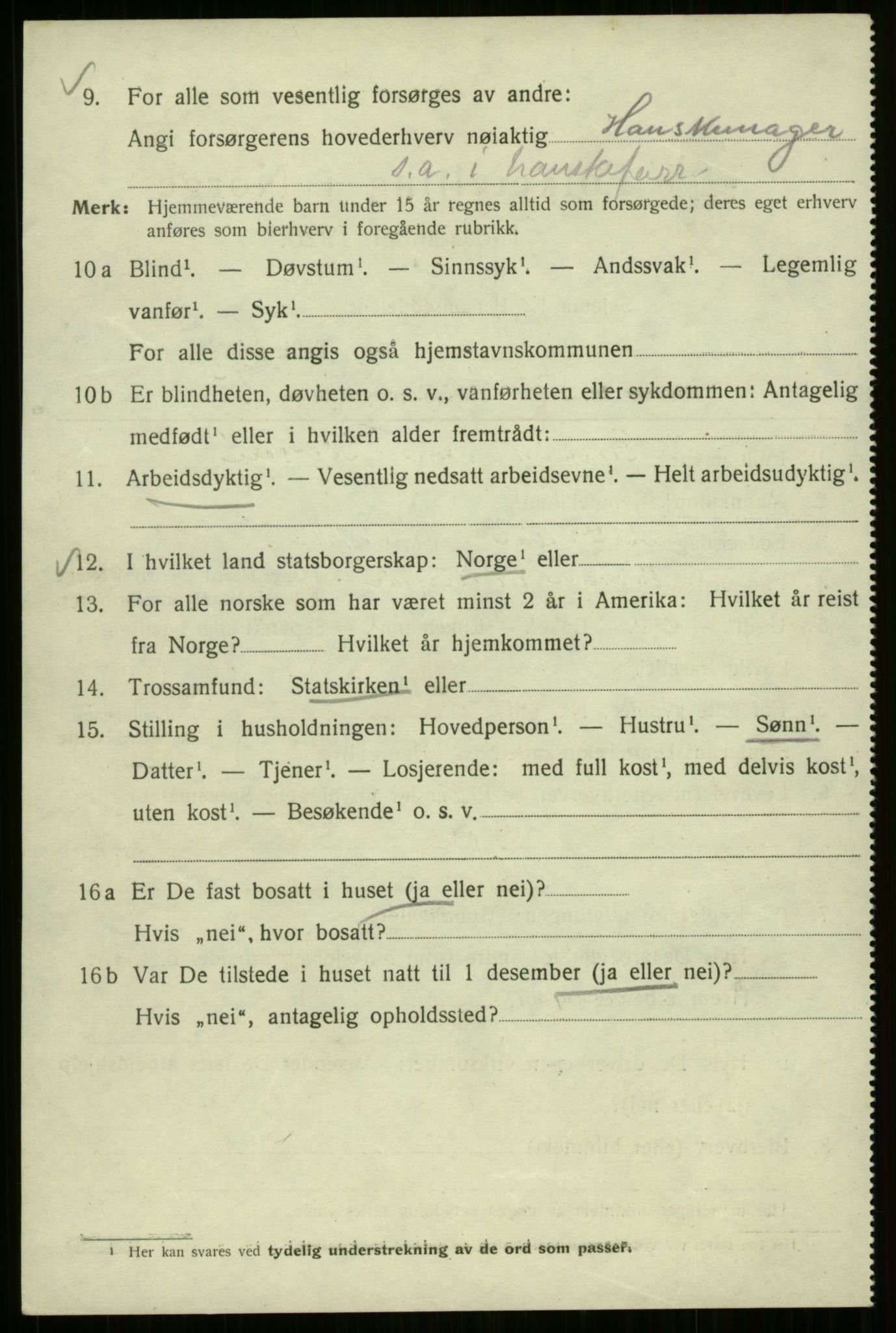 SAB, Folketelling 1920 for 1301 Bergen kjøpstad, 1920, s. 221303