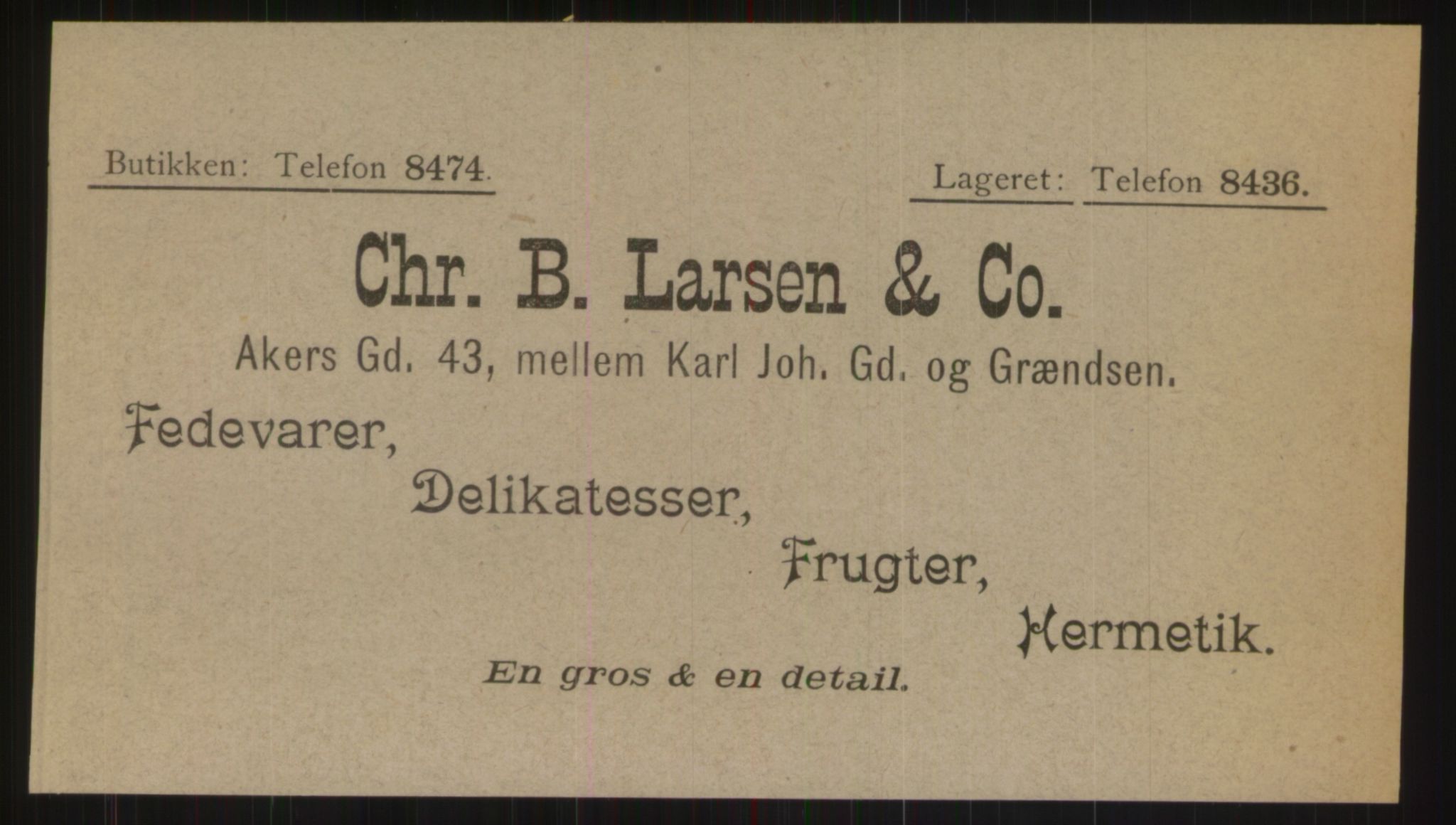 Kristiania/Oslo adressebok, PUBL/-, 1899