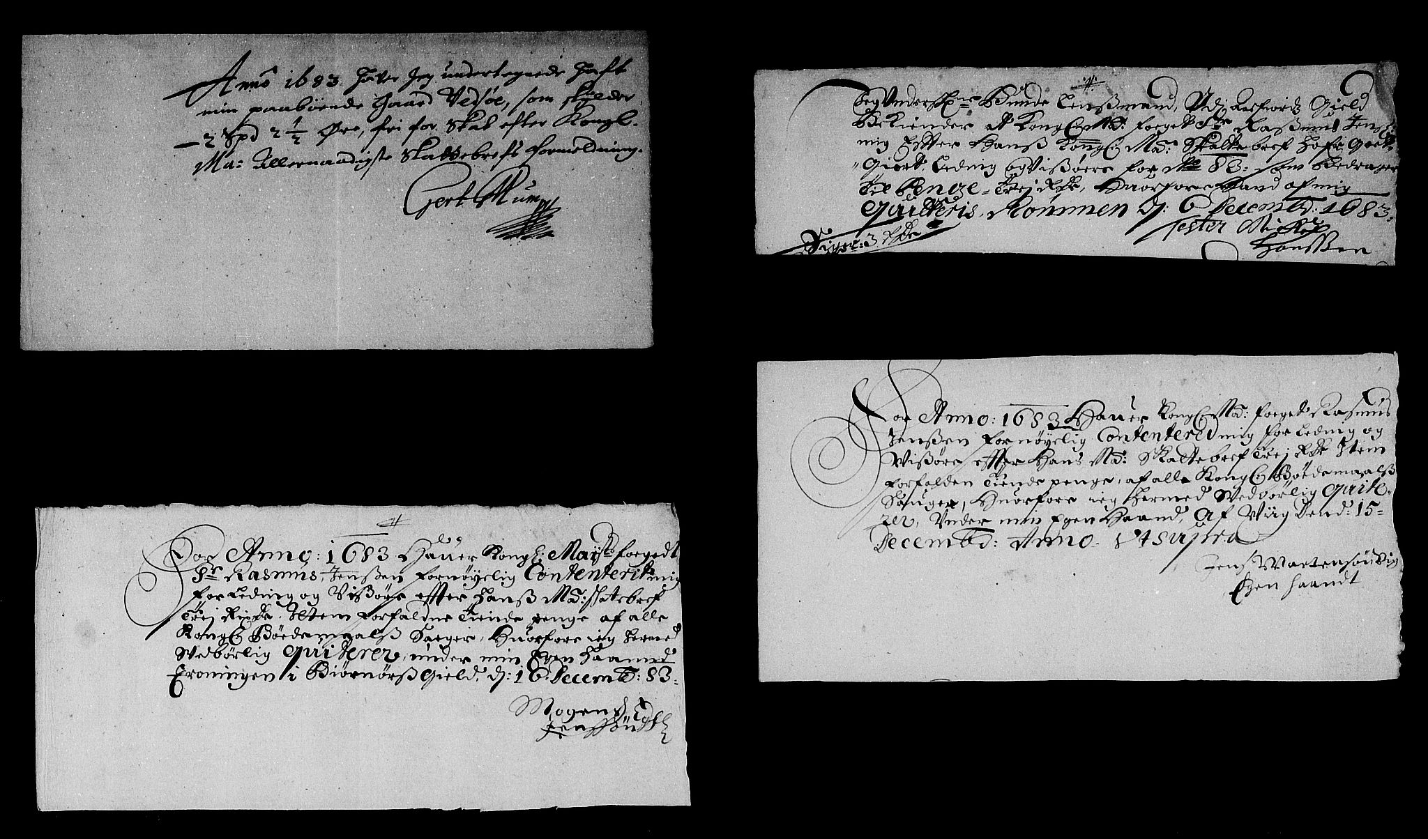 Rentekammeret inntil 1814, Reviderte regnskaper, Stiftamtstueregnskaper, Trondheim stiftamt og Nordland amt, AV/RA-EA-6044/R/Rg/L0074: Trondheim stiftamt og Nordland amt, 1683