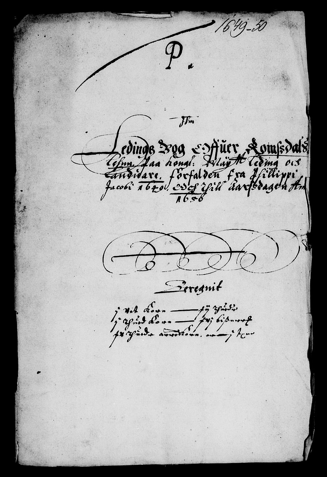 Rentekammeret inntil 1814, Reviderte regnskaper, Lensregnskaper, AV/RA-EA-5023/R/Rb/Rbw/L0098: Trondheim len, 1649-1651