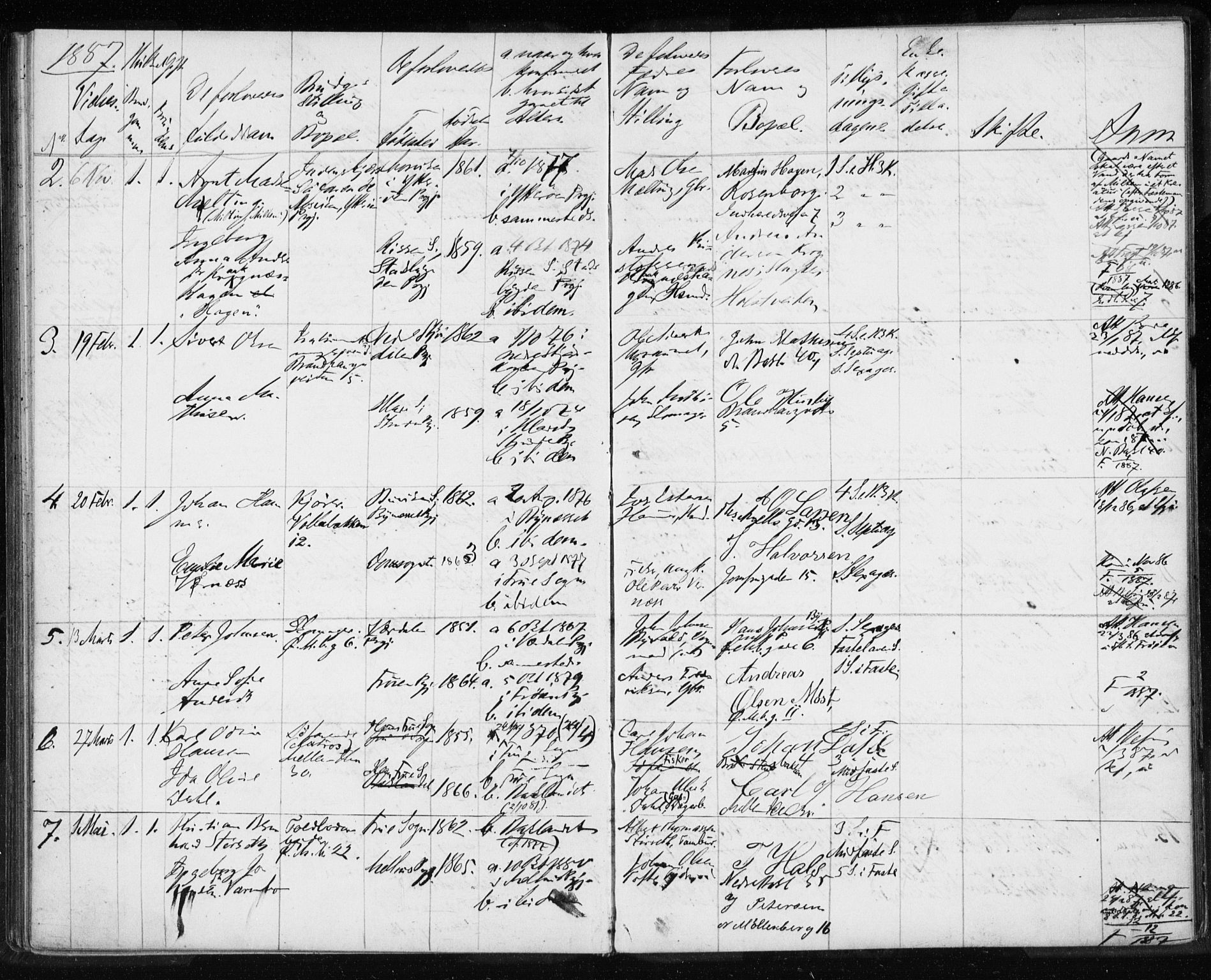 Ministerialprotokoller, klokkerbøker og fødselsregistre - Sør-Trøndelag, AV/SAT-A-1456/604/L0188: Ministerialbok nr. 604A11, 1878-1892