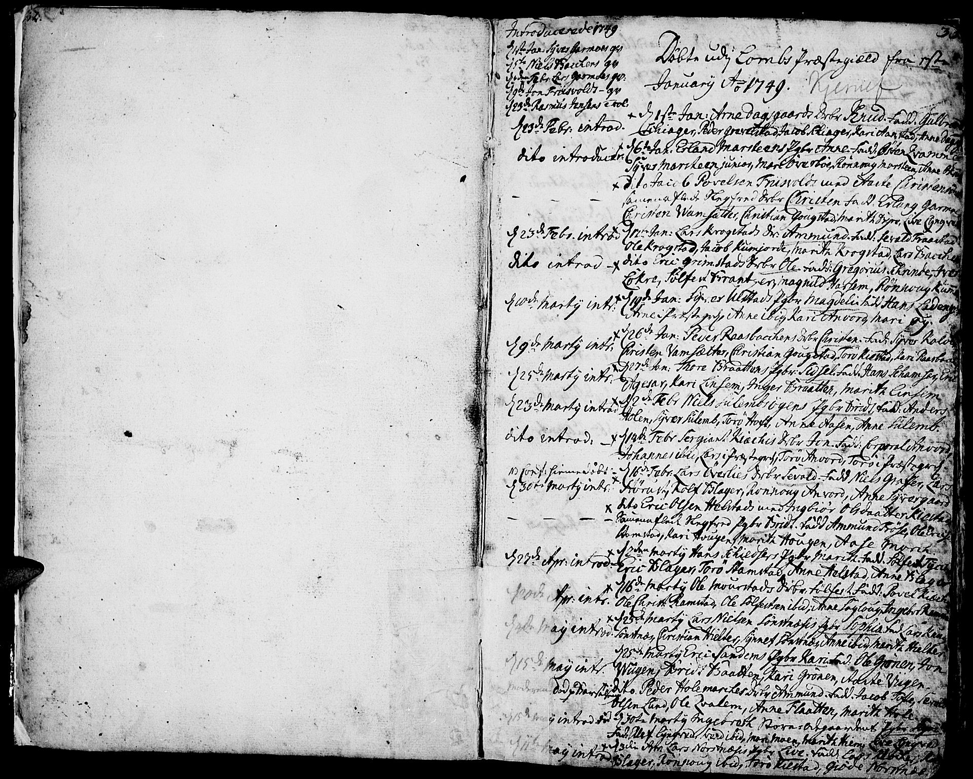 Lom prestekontor, AV/SAH-PREST-070/K/L0002: Ministerialbok nr. 2, 1749-1801, s. 32-33