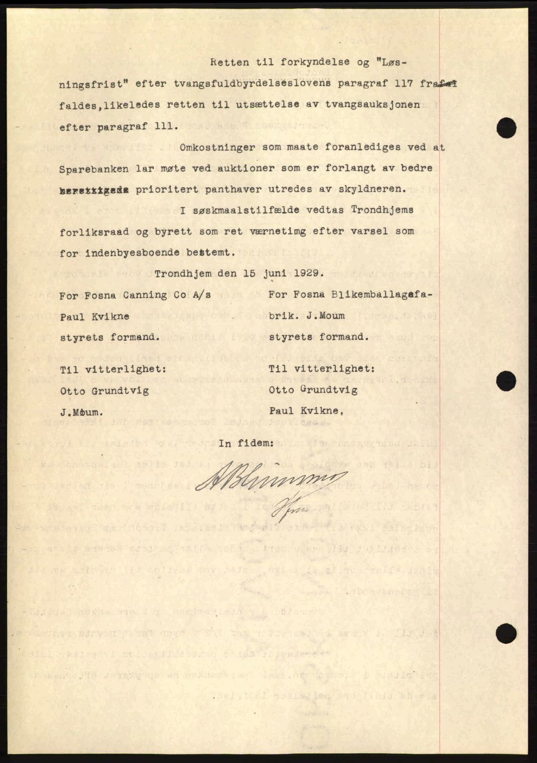 Kristiansund byfogd, AV/SAT-A-4587/A/27: Pantebok nr. 23, 1929-1930, Tingl.dato: 23.07.1929