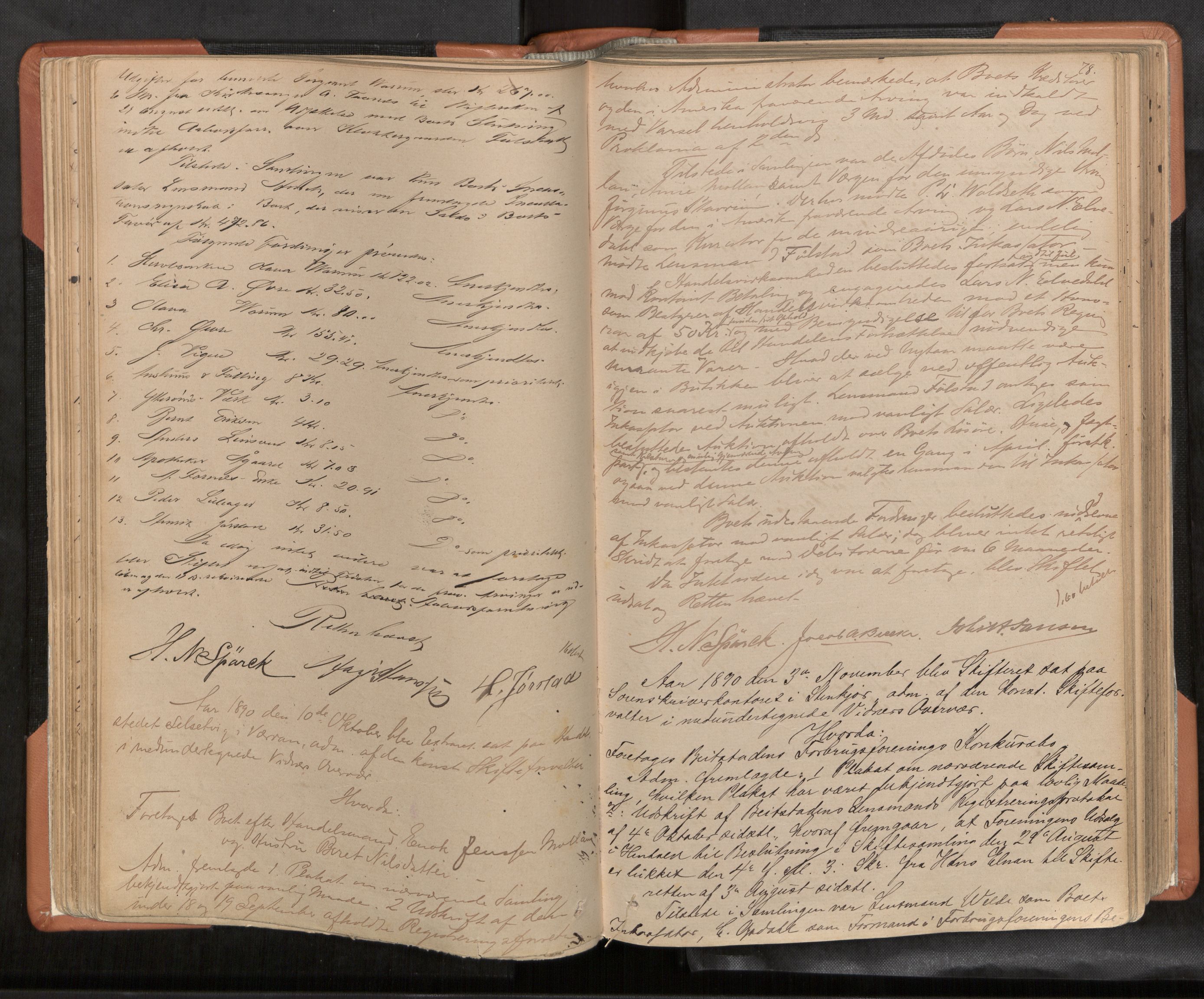 Inderøy sorenskriveri, AV/SAT-A-4147/1/3/3B/L0006: Skifteforhandlingsprotokoll, 1887-1898, s. 78