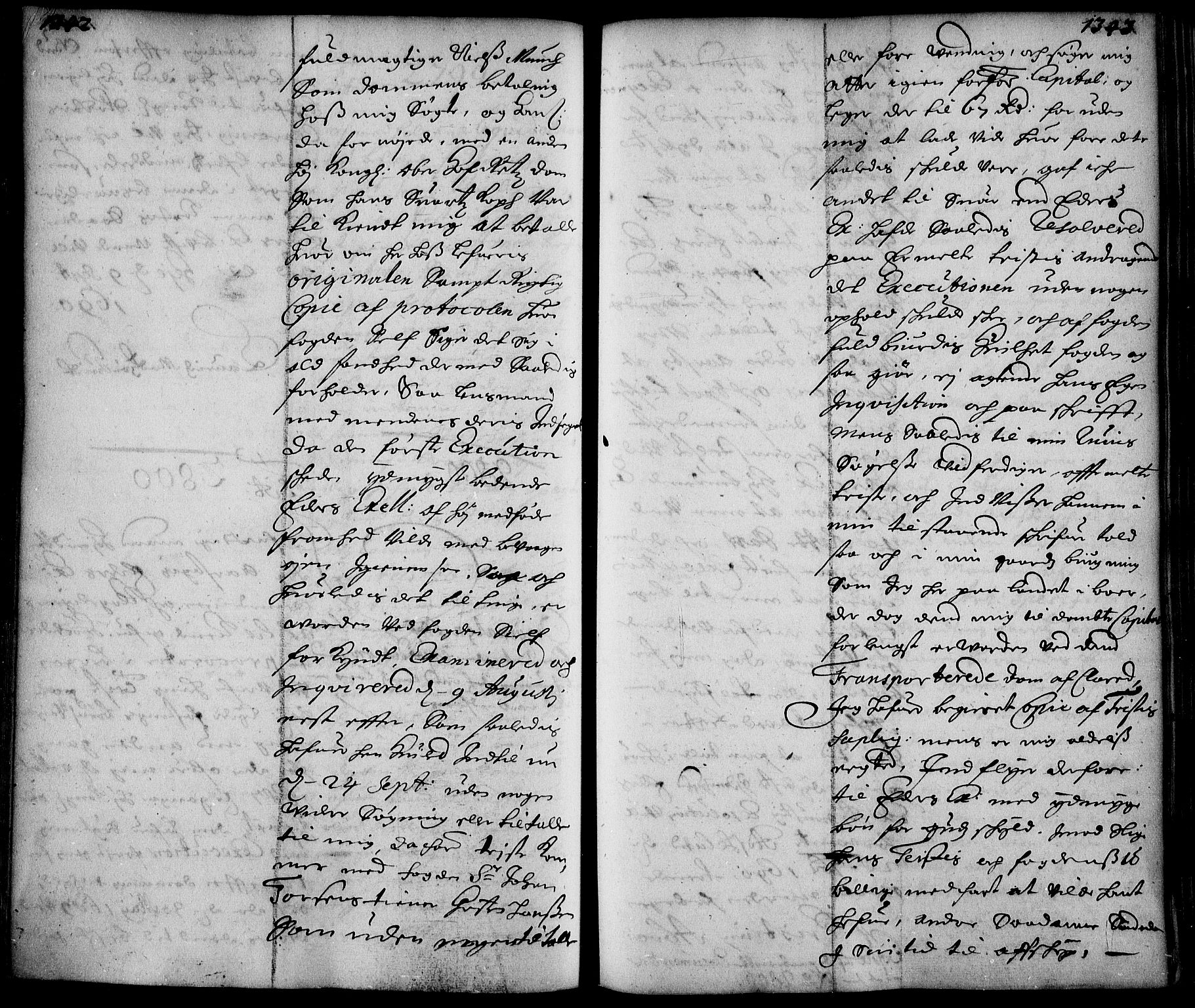 Stattholderembetet 1572-1771, AV/RA-EA-2870/Ae/L0007: Supplikasjons- og resolusjonsprotokoll, 1689-1691, s. 1342-1343