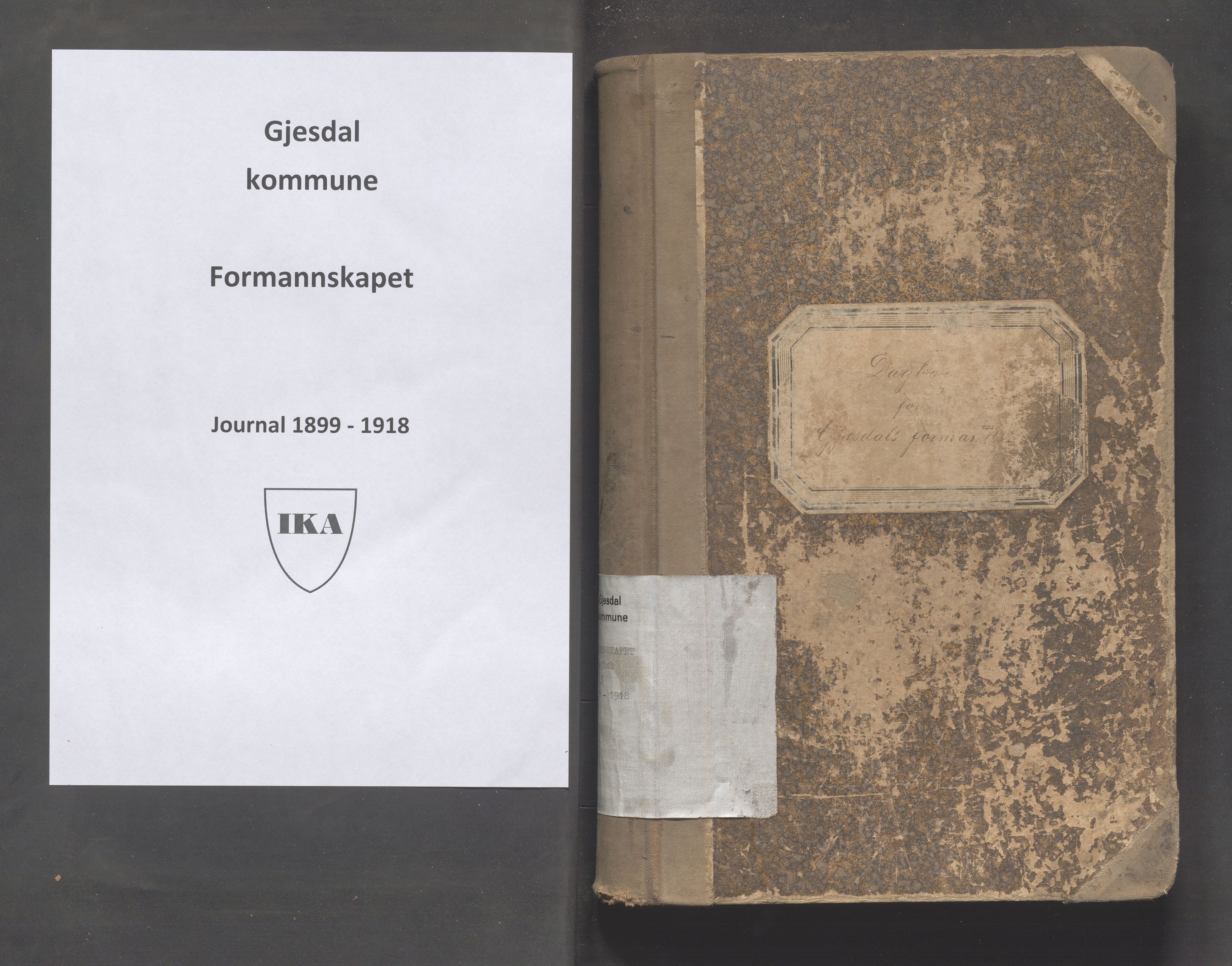 Gjesdal kommune - Formannskapet, IKAR/K-101383/C/Ca/L0003: Brevjournal, 1899-1918