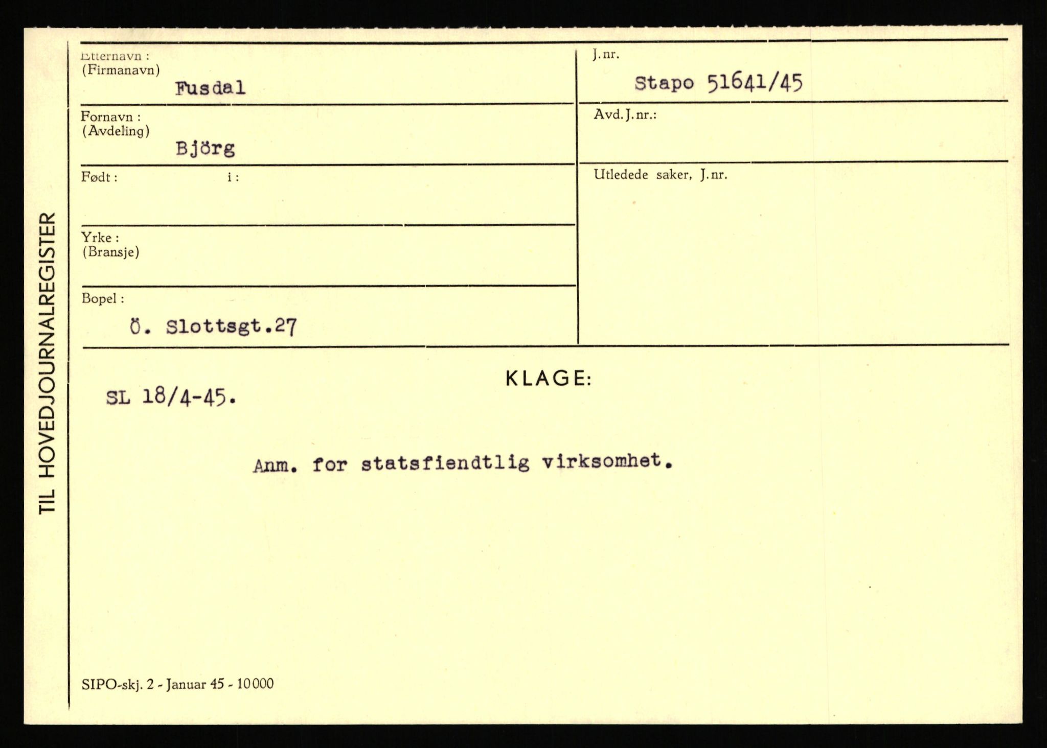 Statspolitiet - Hovedkontoret / Osloavdelingen, AV/RA-S-1329/C/Ca/L0005: Furali - Hamula, 1943-1945, s. 116