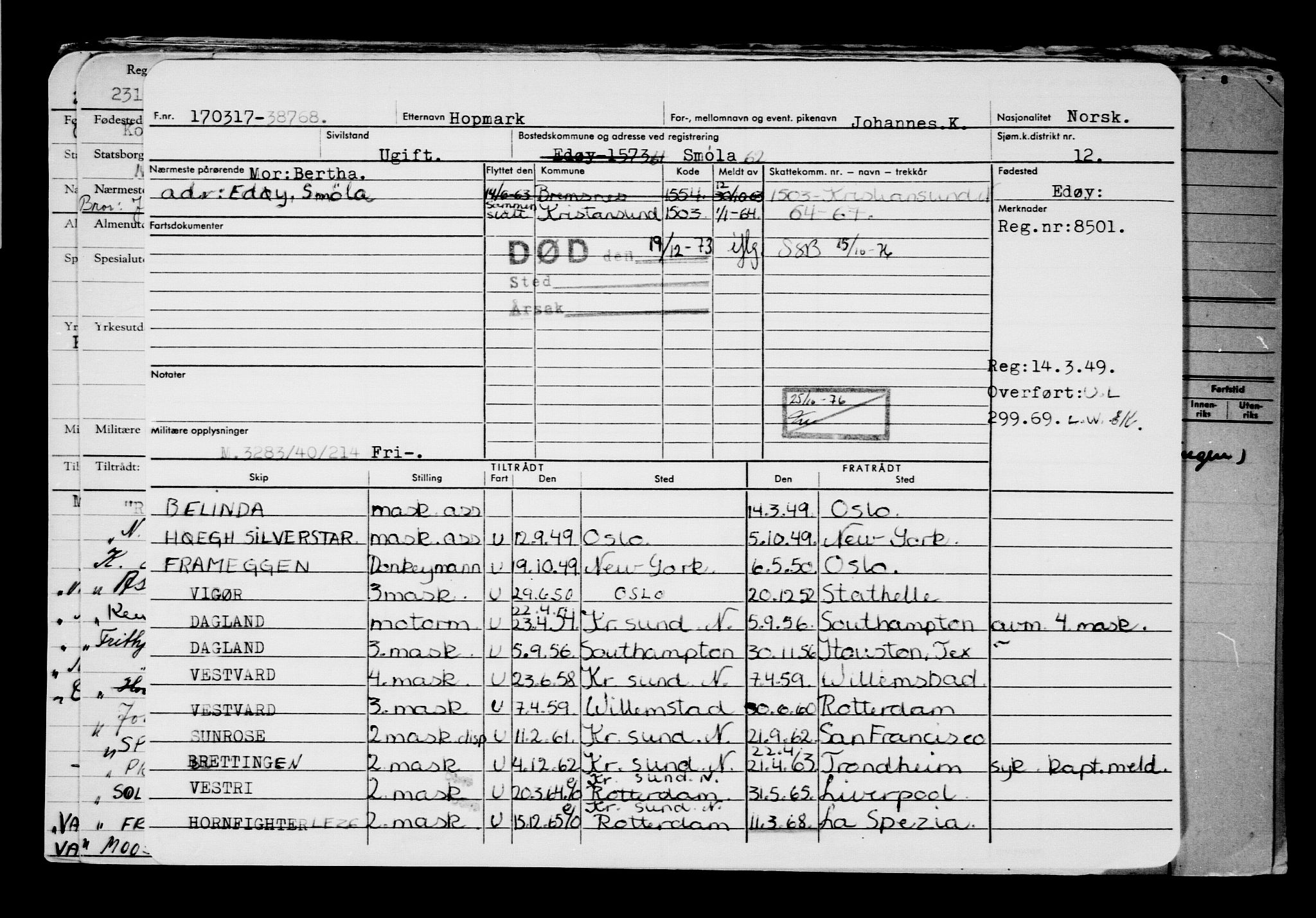 Direktoratet for sjømenn, AV/RA-S-3545/G/Gb/L0147: Hovedkort, 1917, s. 80