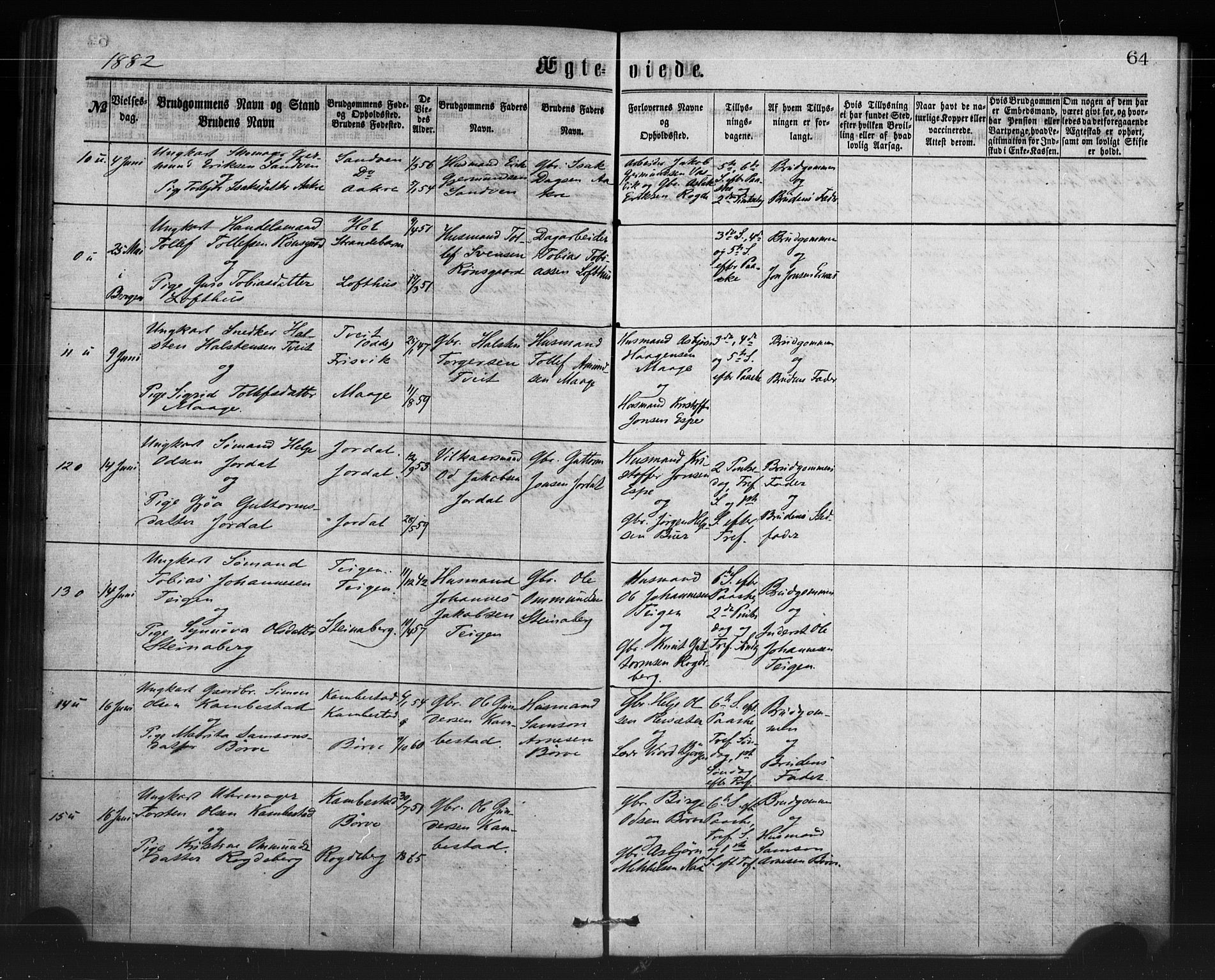Ullensvang sokneprestembete, AV/SAB-A-78701/H/Haa: Ministerialbok nr. A 14, 1867-1882, s. 64