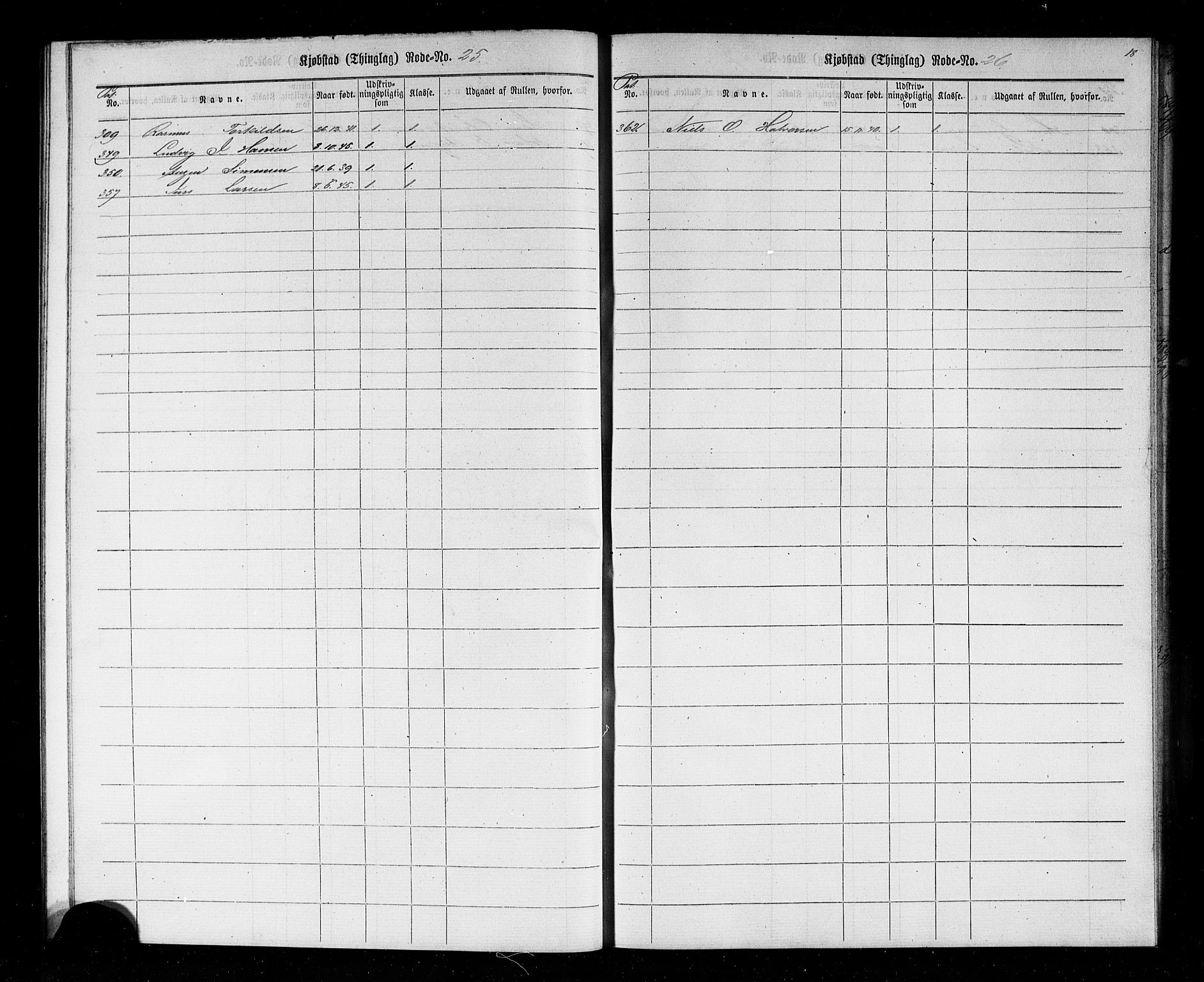 Fredrikstad mønstringskontor, AV/SAO-A-10569b/F/Fc/Fcc/L0002: Utskrivningsregisterrulle, 1880, s. 19