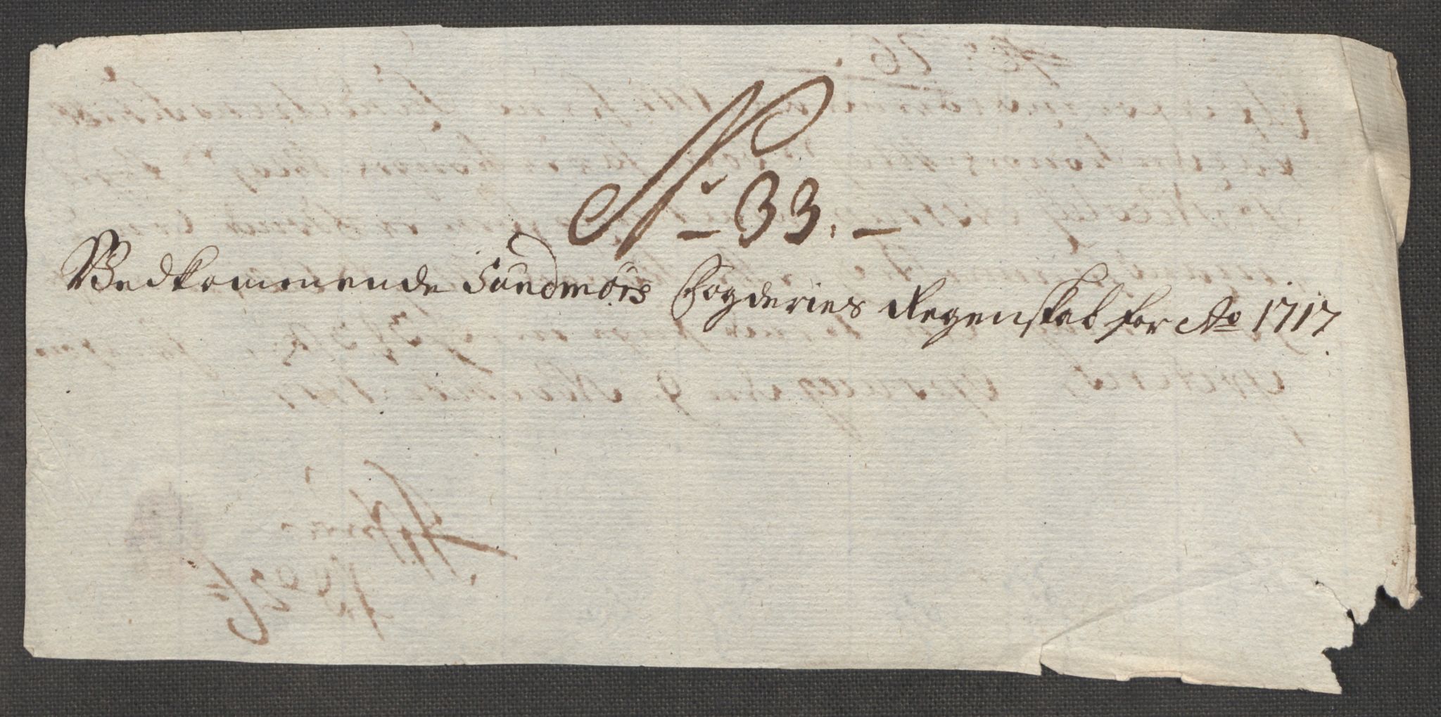 Rentekammeret inntil 1814, Reviderte regnskaper, Fogderegnskap, RA/EA-4092/R54/L3569: Fogderegnskap Sunnmøre, 1717, s. 238