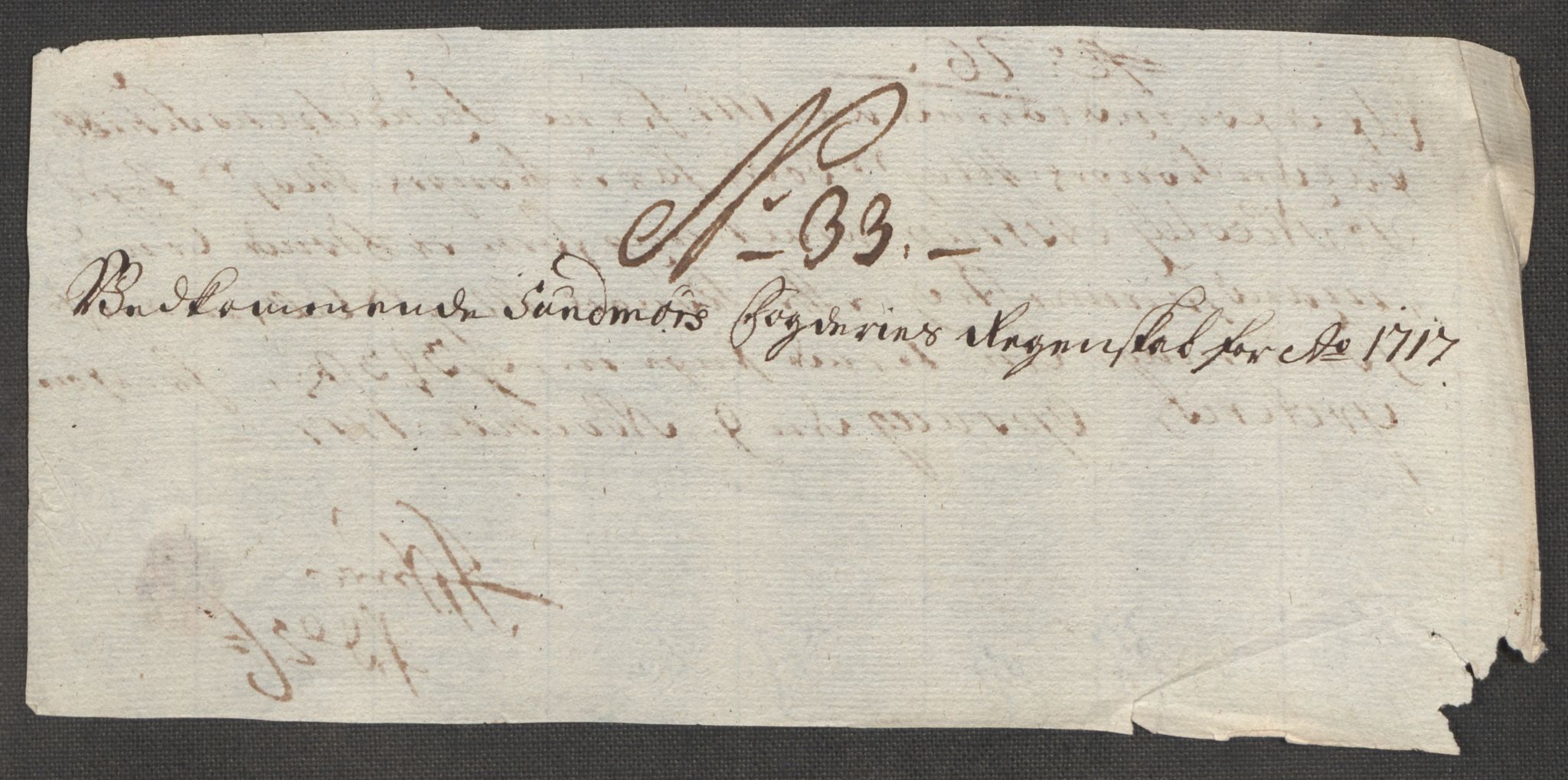 Rentekammeret inntil 1814, Reviderte regnskaper, Fogderegnskap, AV/RA-EA-4092/R54/L3569: Fogderegnskap Sunnmøre, 1717, s. 238