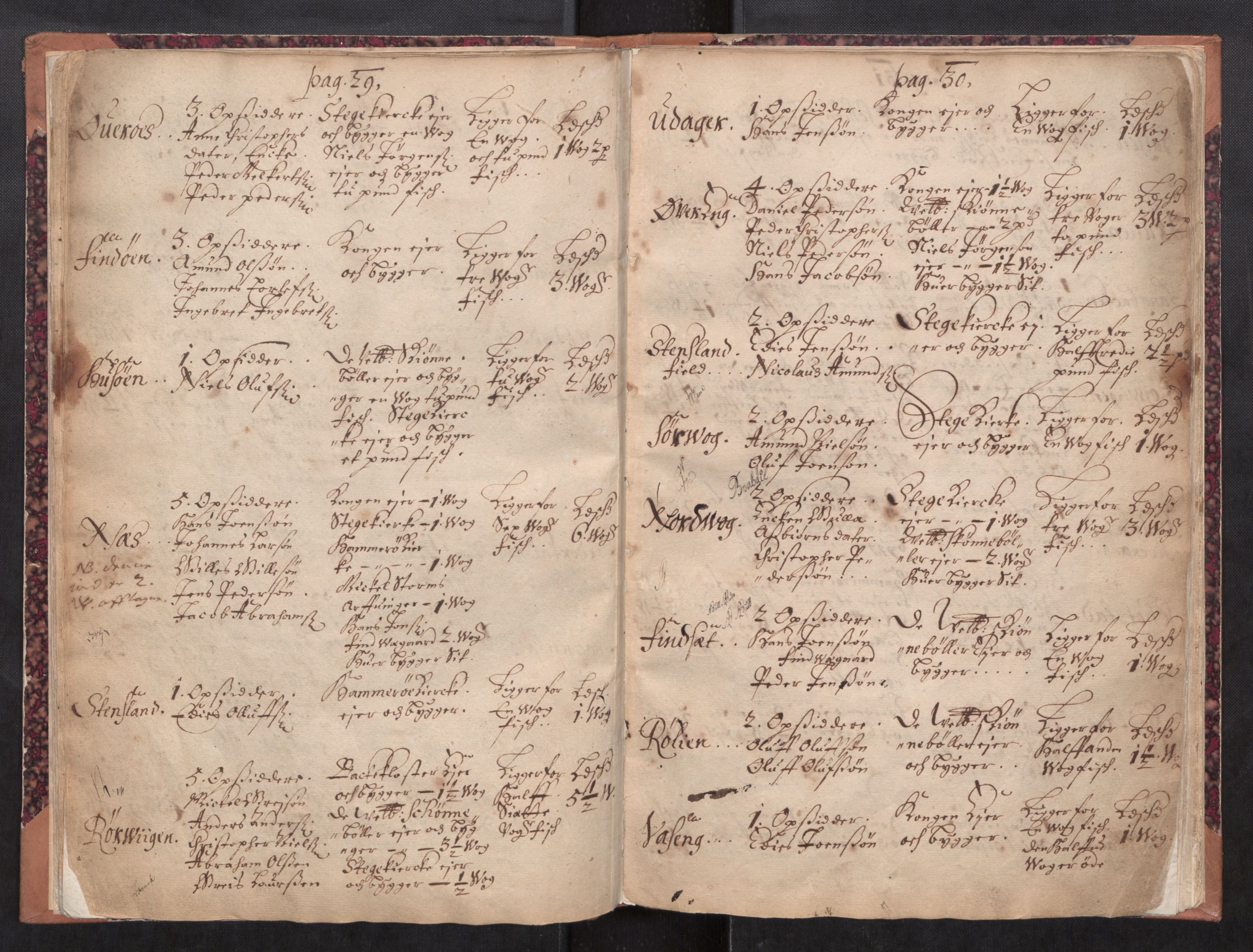 Steigen sokneprestkontor, AV/SAT-A-1211/F/L0001: Kallsbok, 1689-1870, s. 29-30