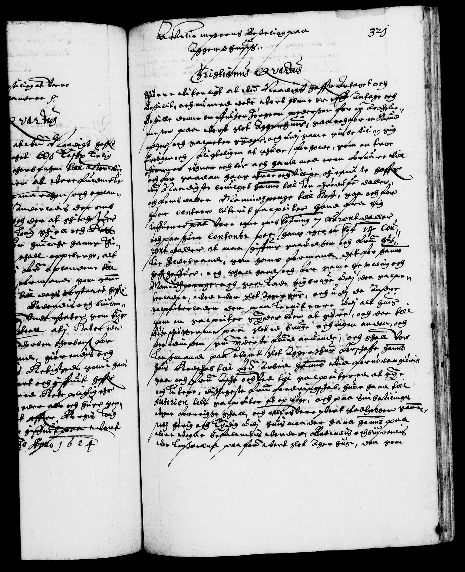 Danske Kanselli 1572-1799, RA/EA-3023/F/Fc/Fca/Fcaa/L0004: Norske registre (mikrofilm), 1617-1630, s. 321a