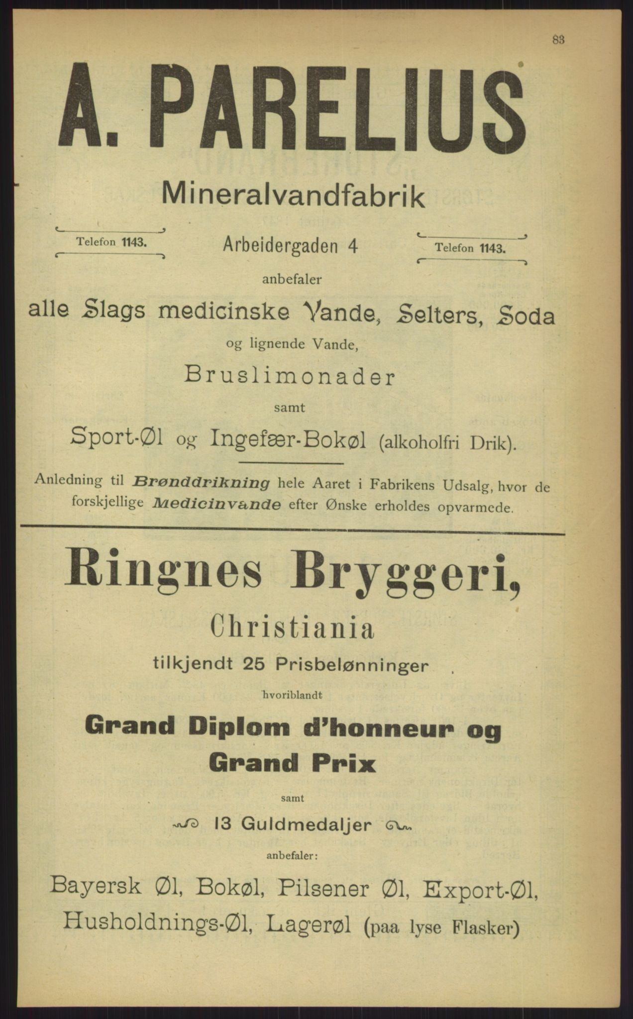 Kristiania/Oslo adressebok, PUBL/-, 1903, s. 83