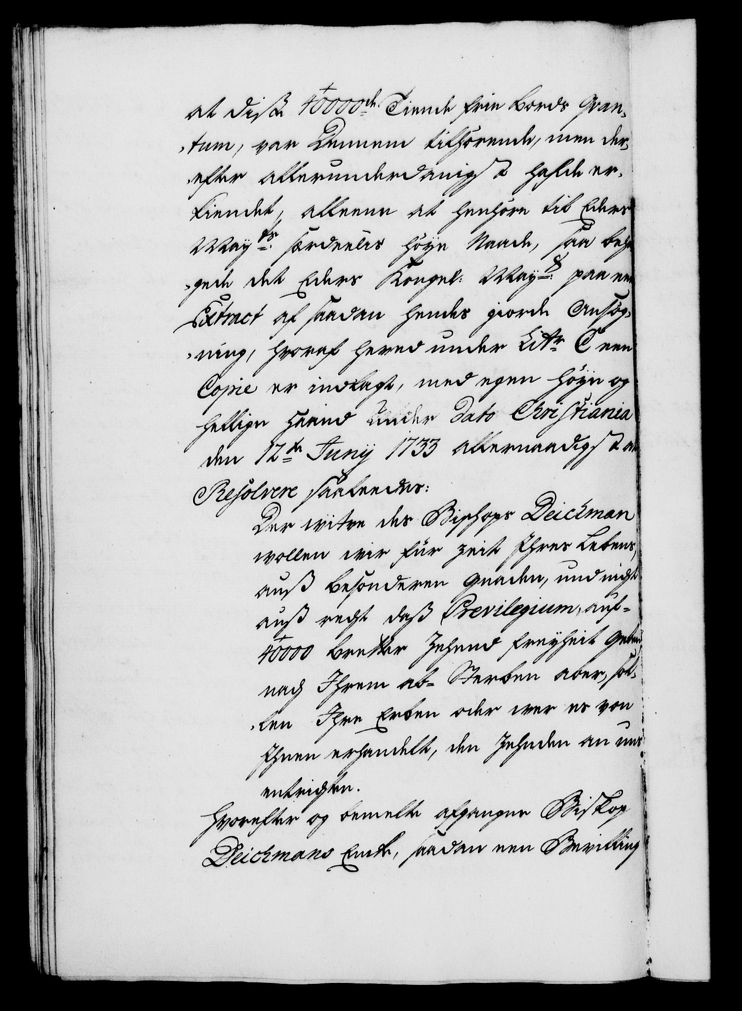 Rentekammeret, Kammerkanselliet, RA/EA-3111/G/Gf/Gfa/L0028: Norsk relasjons- og resolusjonsprotokoll (merket RK 52.28), 1745-1746, s. 303