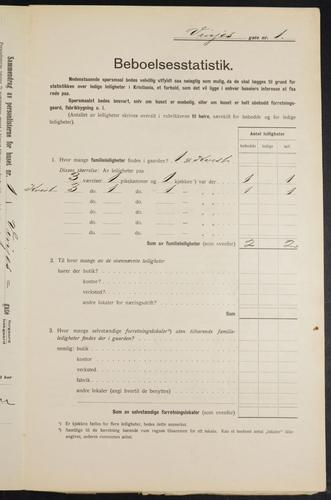 OBA, Kommunal folketelling 1.2.1913 for Kristiania, 1913, s. 123575