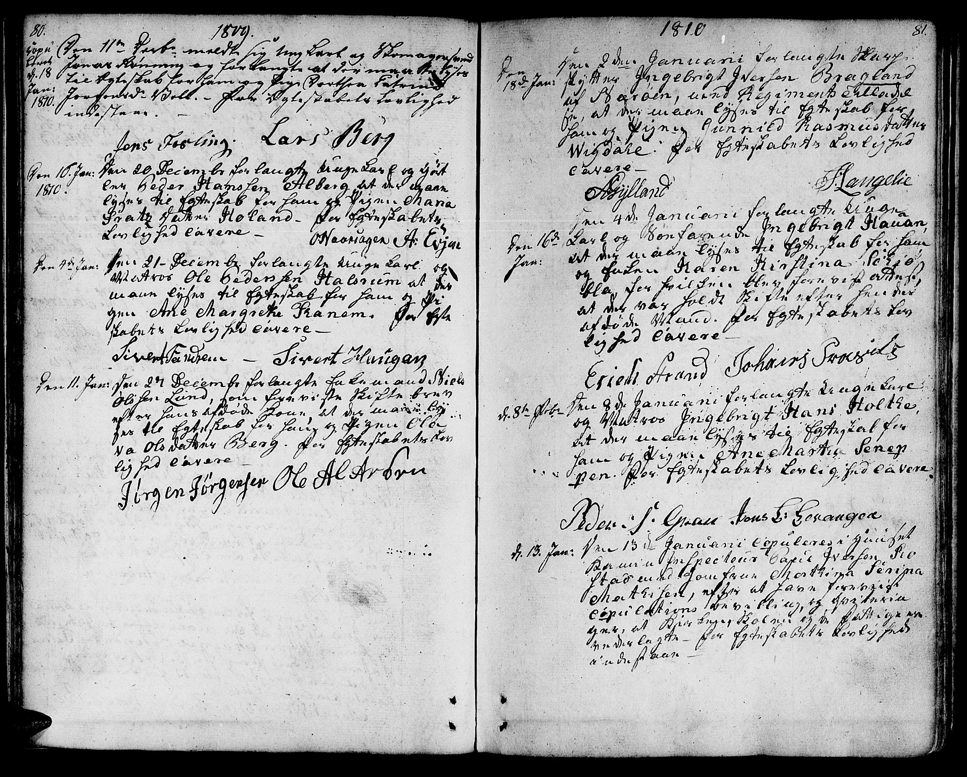 Ministerialprotokoller, klokkerbøker og fødselsregistre - Sør-Trøndelag, AV/SAT-A-1456/601/L0042: Ministerialbok nr. 601A10, 1802-1830, s. 80-81