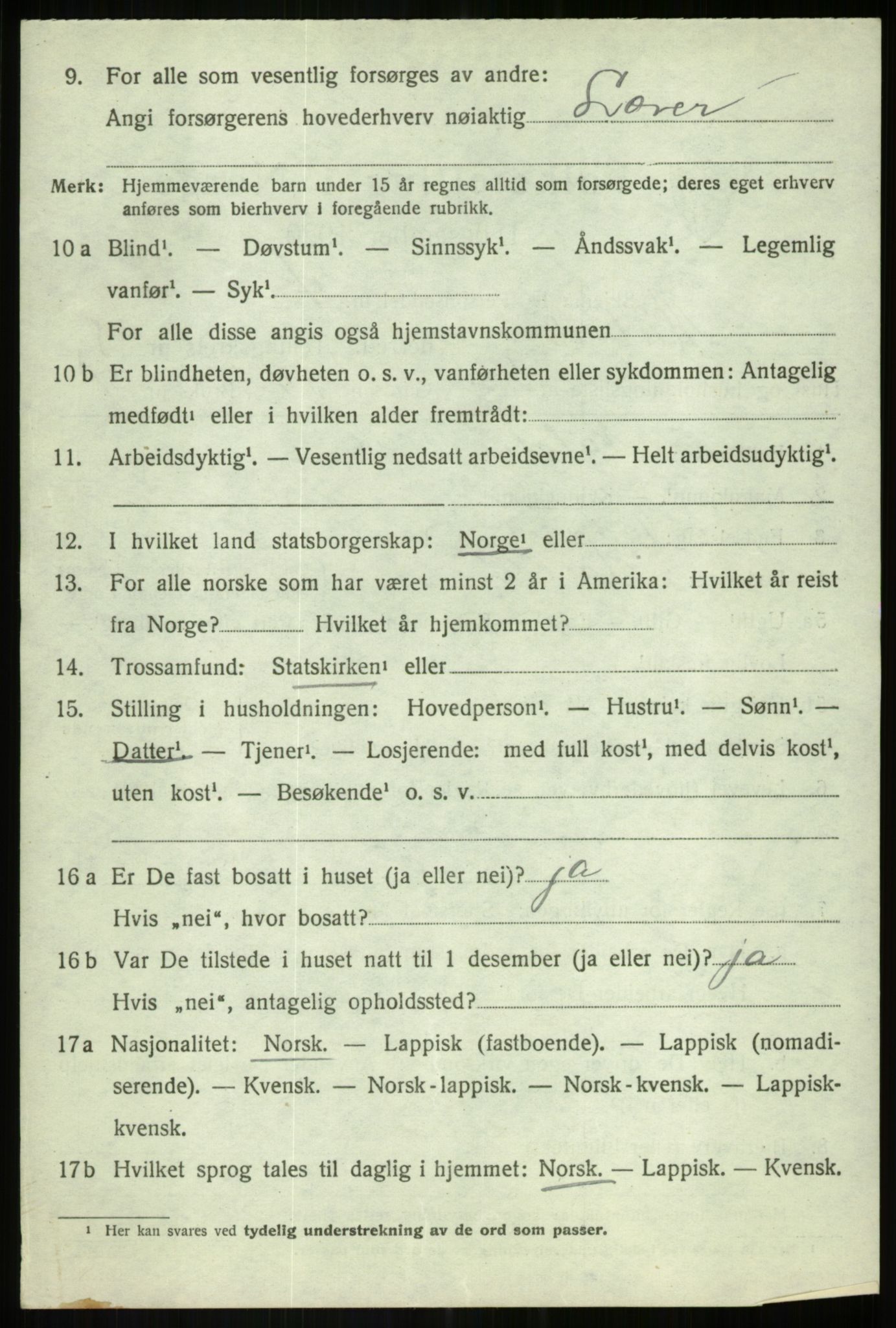 SATØ, Folketelling 1920 for 1924 Målselv herred, 1920, s. 5268