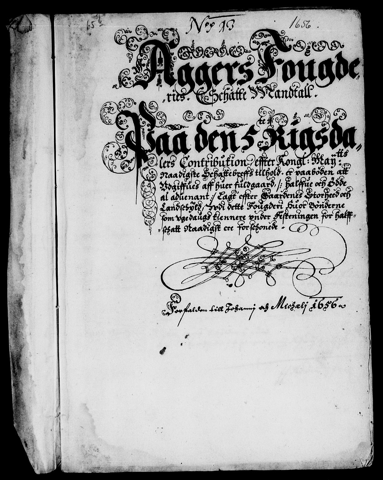 Rentekammeret inntil 1814, Reviderte regnskaper, Lensregnskaper, AV/RA-EA-5023/R/Rb/Rba/L0237: Akershus len, 1656-1657