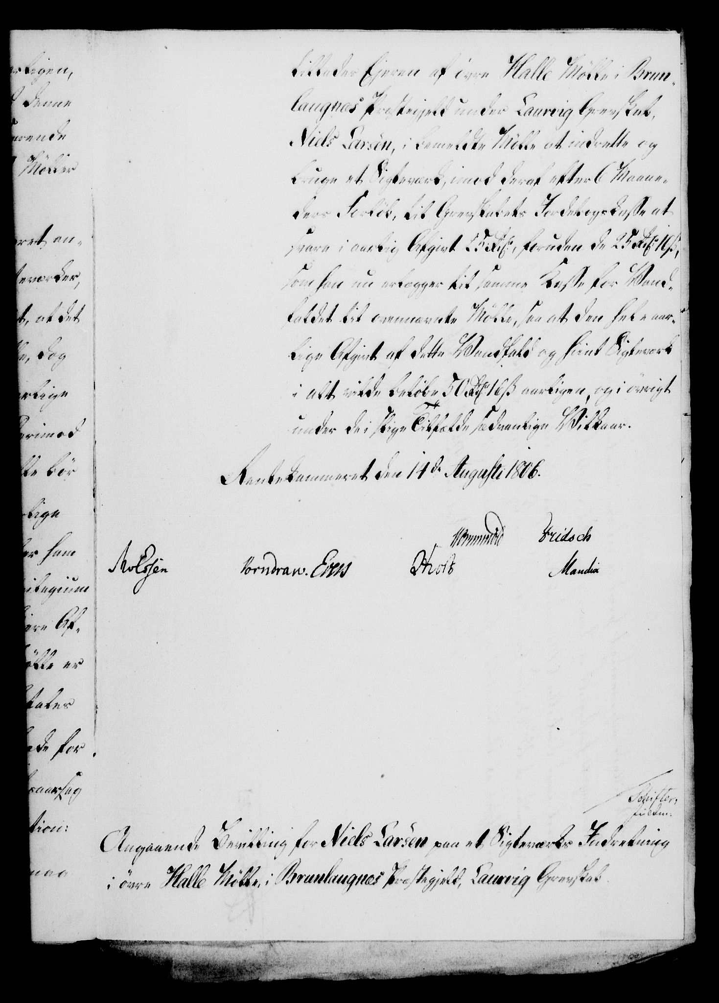 Rentekammeret, Kammerkanselliet, RA/EA-3111/G/Gf/Gfa/L0088: Norsk relasjons- og resolusjonsprotokoll (merket RK 52.88), 1806, s. 609