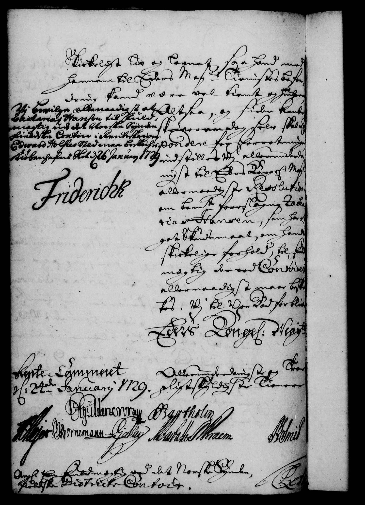 Rentekammeret, Kammerkanselliet, RA/EA-3111/G/Gf/Gfa/L0012: Norsk relasjons- og resolusjonsprotokoll (merket RK 52.12), 1729, s. 96