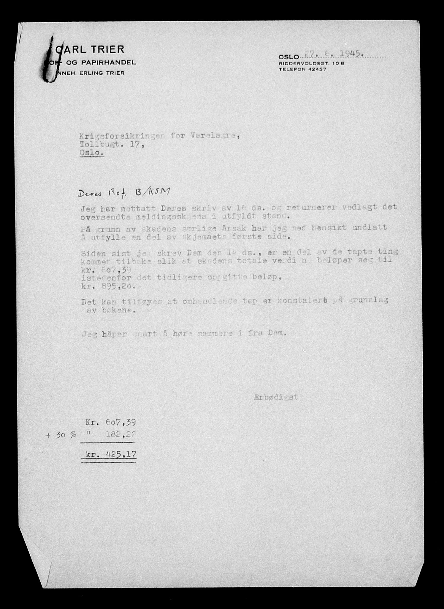 Justisdepartementet, Tilbakeføringskontoret for inndratte formuer, AV/RA-S-1564/H/Hc/Hcc/L0984: --, 1945-1947, s. 204