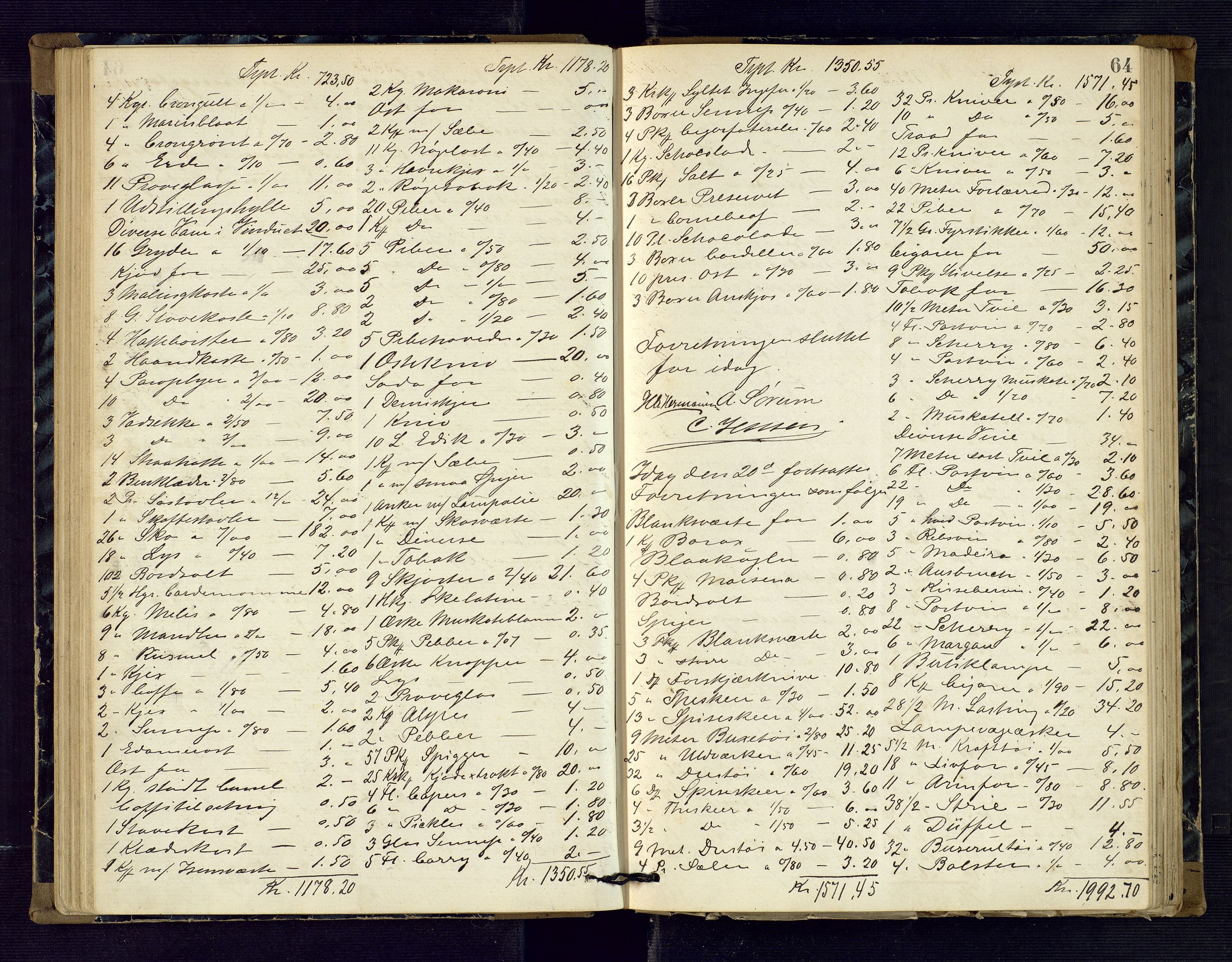 Risør byfogd, AV/SAK-1222-0005/H/Hc/L0004: Skifteprotokoll nr. 3B, 1882-1886, s. 64