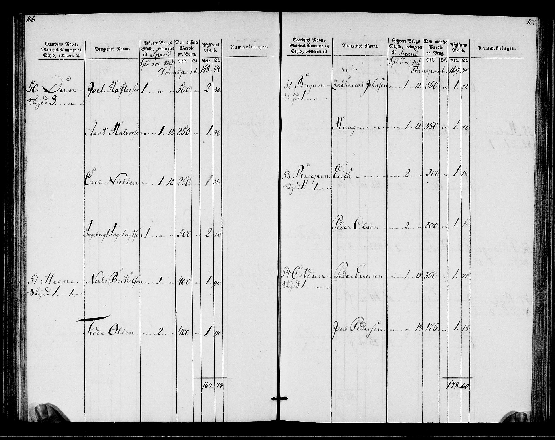 Rentekammeret inntil 1814, Realistisk ordnet avdeling, RA/EA-4070/N/Ne/Nea/L0155: Namdalen fogderi. Oppebørselsregister, 1803-1804, s. 55