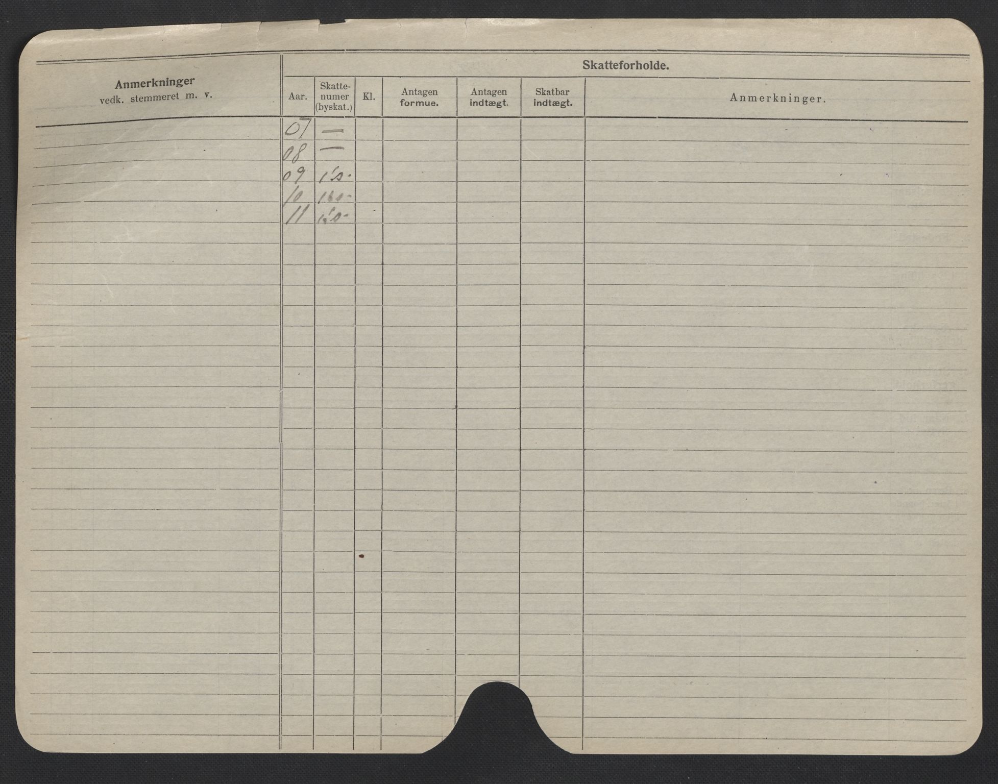 Oslo folkeregister, Registerkort, AV/SAO-A-11715/F/Fa/Fac/L0006: Menn, 1906-1914, s. 1074b