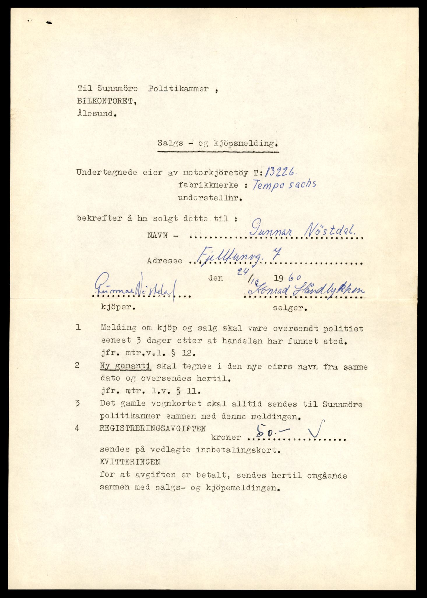 Møre og Romsdal vegkontor - Ålesund trafikkstasjon, AV/SAT-A-4099/F/Fe/L0038: Registreringskort for kjøretøy T 13180 - T 13360, 1927-1998, s. 793