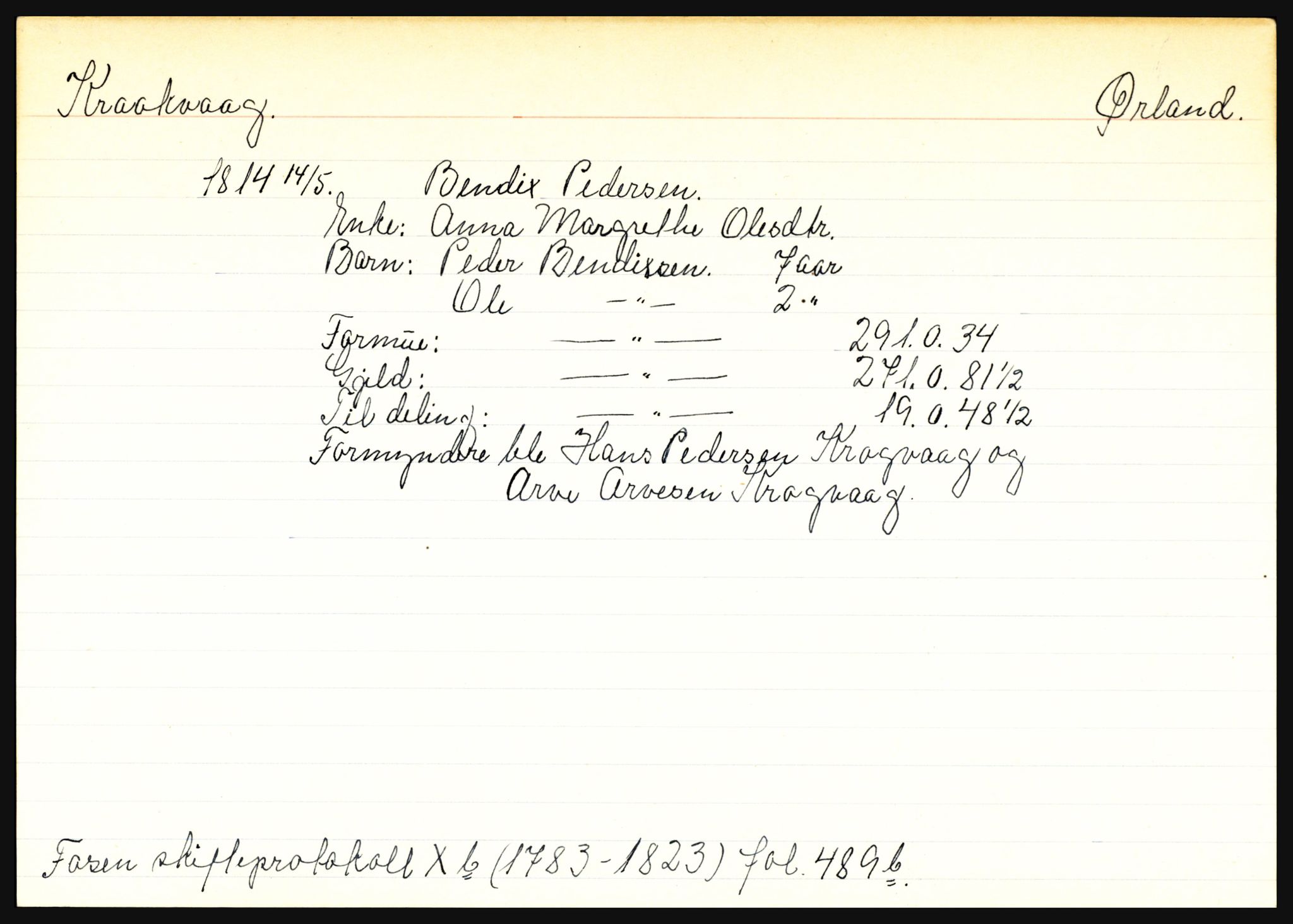 Fosen sorenskriveri, AV/SAT-A-1107/1/3, 1681-1823, s. 3483