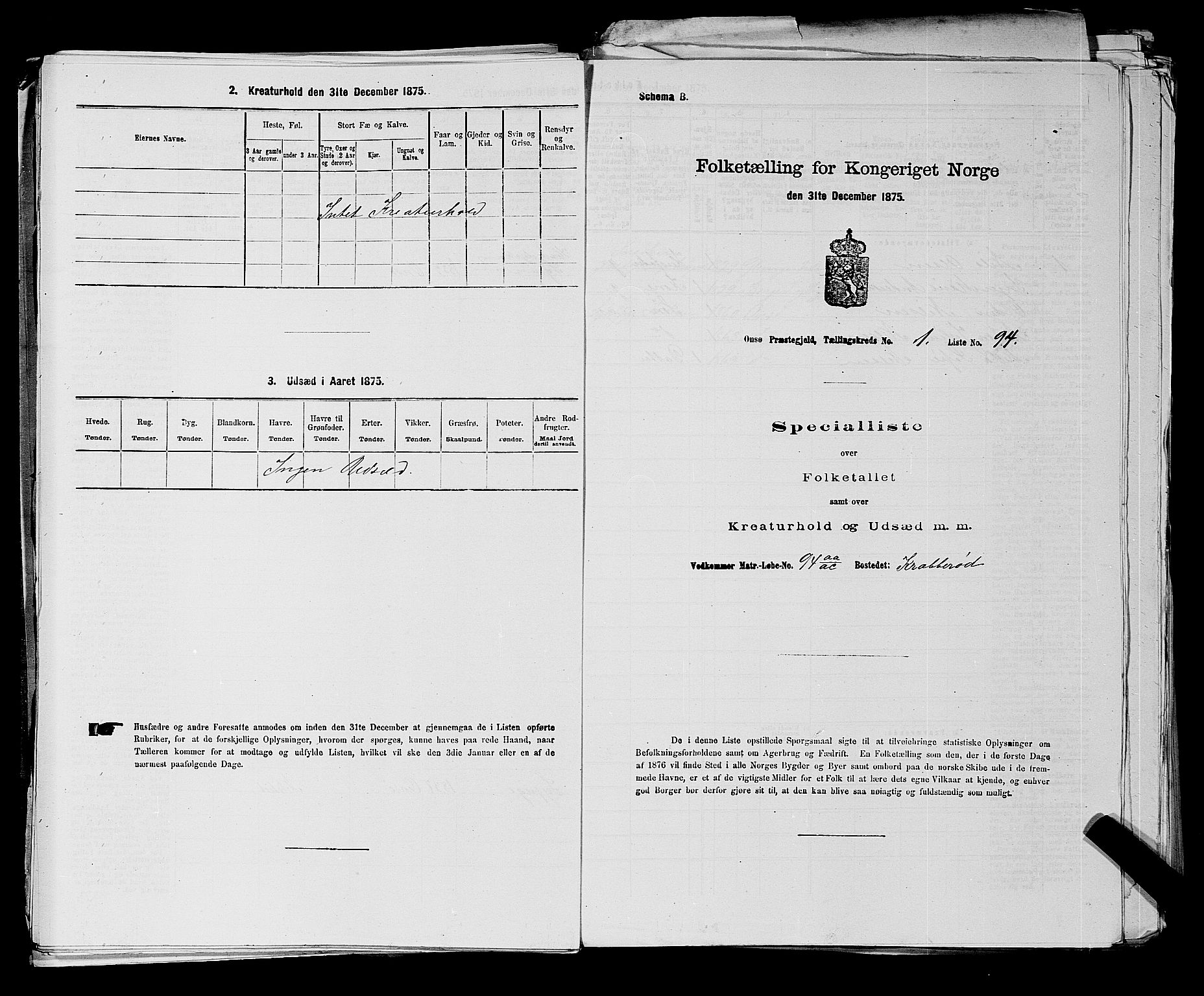 RA, Folketelling 1875 for 0134P Onsøy prestegjeld, 1875, s. 241