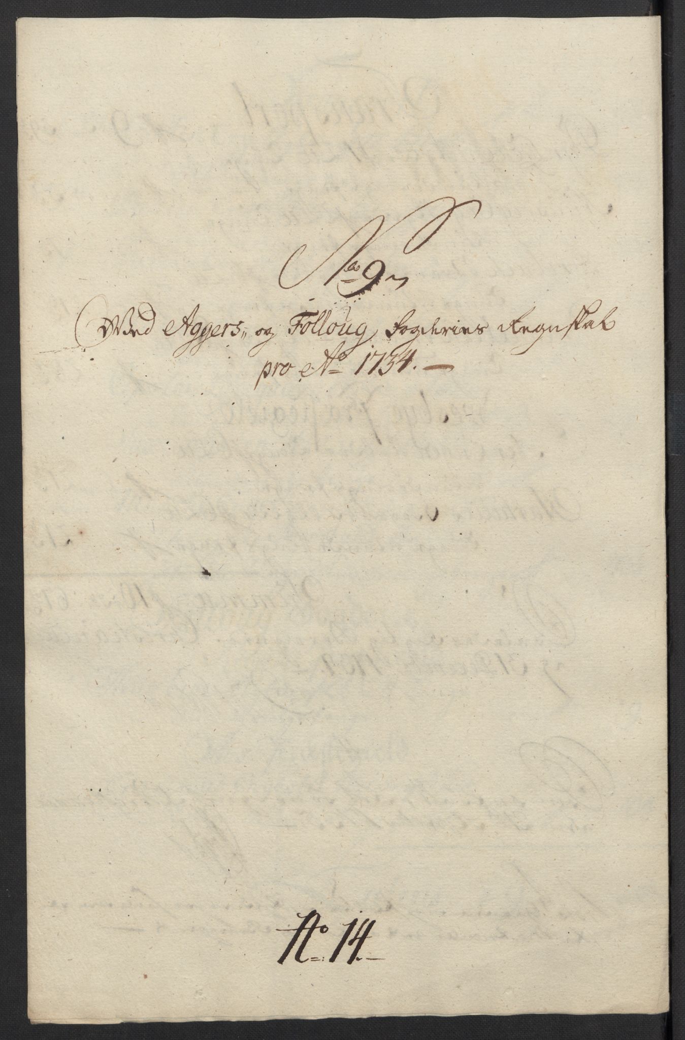 Rentekammeret inntil 1814, Reviderte regnskaper, Fogderegnskap, AV/RA-EA-4092/R10/L0473: Fogderegnskap Aker og Follo, 1734, s. 68