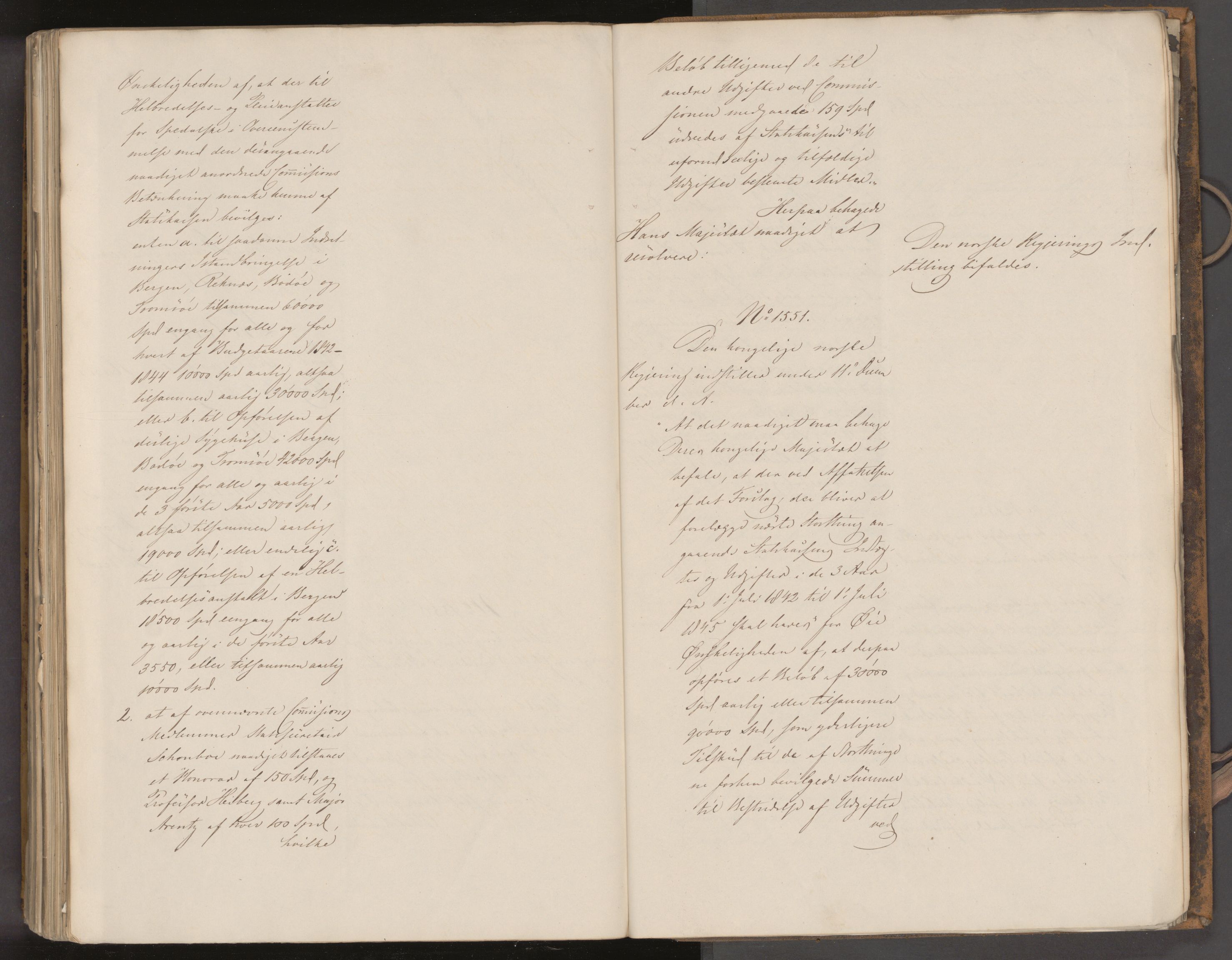 Statsrådssekretariatet, AV/RA-S-1001/A/Ab/L0054: Kgl. res. nr. 764-1554, 2. halvår, 1841