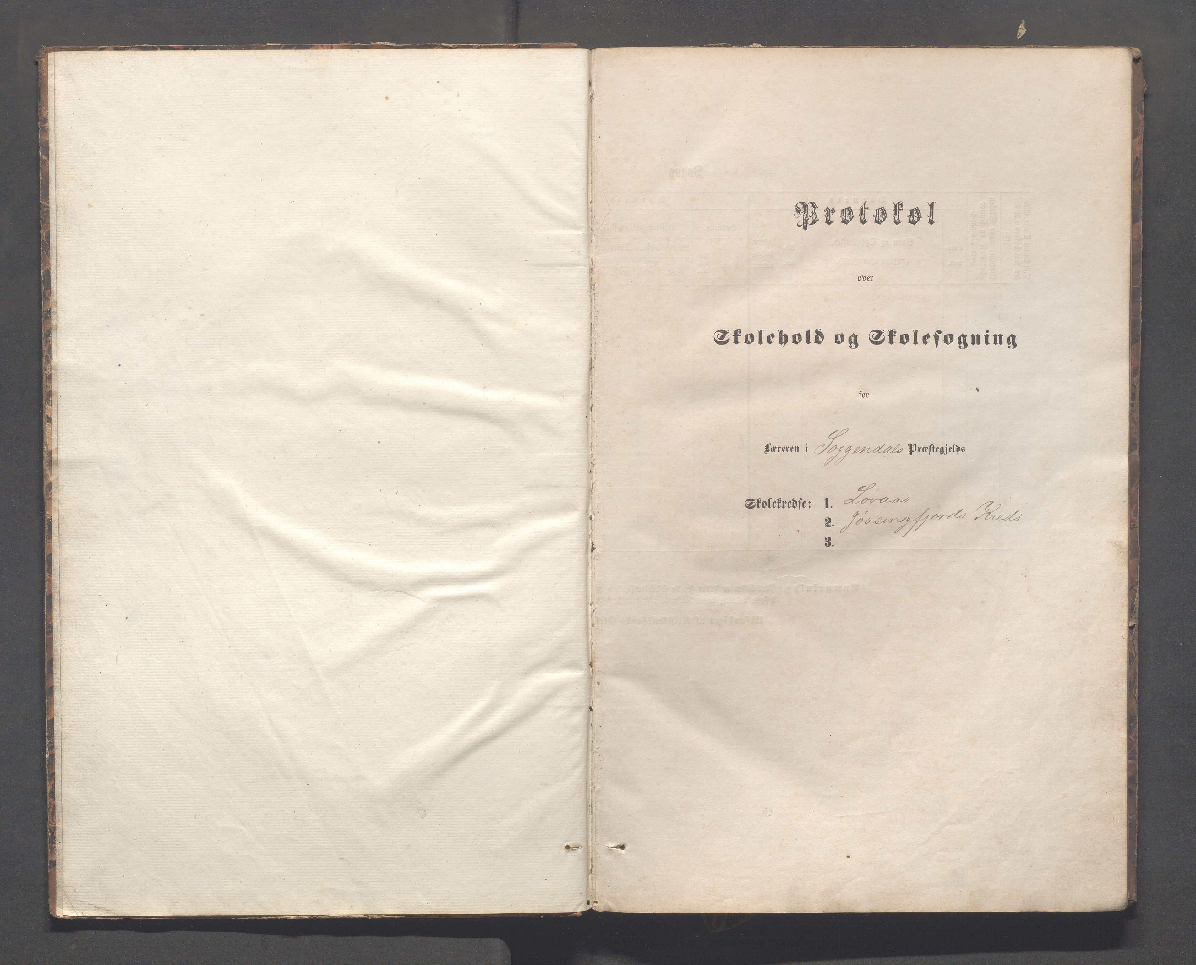 Sokndal kommune- Skolestyret/Skolekontoret, IKAR/K-101142/H/L0012: Skoleprotokoll - Løvås, Jøssingfjord, 1875-1885