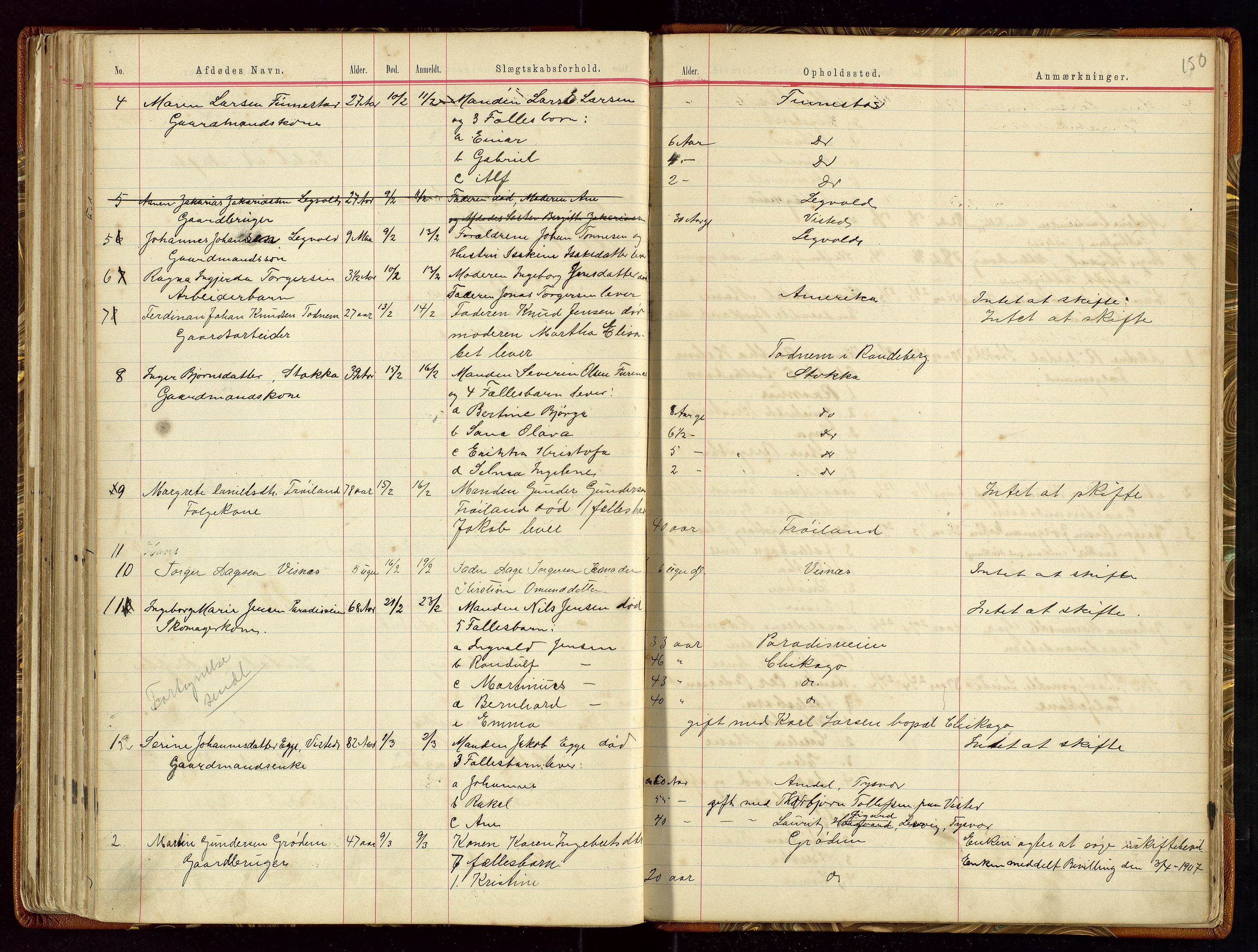 Hetland lensmannskontor, AV/SAST-A-100101/Gga/L0001: Dødsfallprotokoll, 1883-1910, s. 150