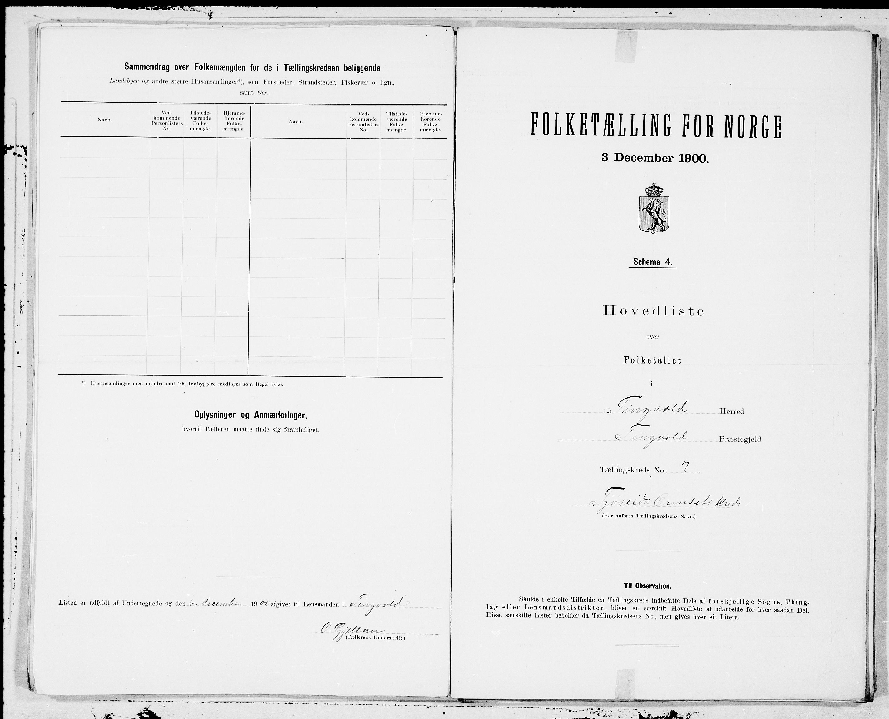 SAT, Folketelling 1900 for 1560 Tingvoll herred, 1900, s. 14