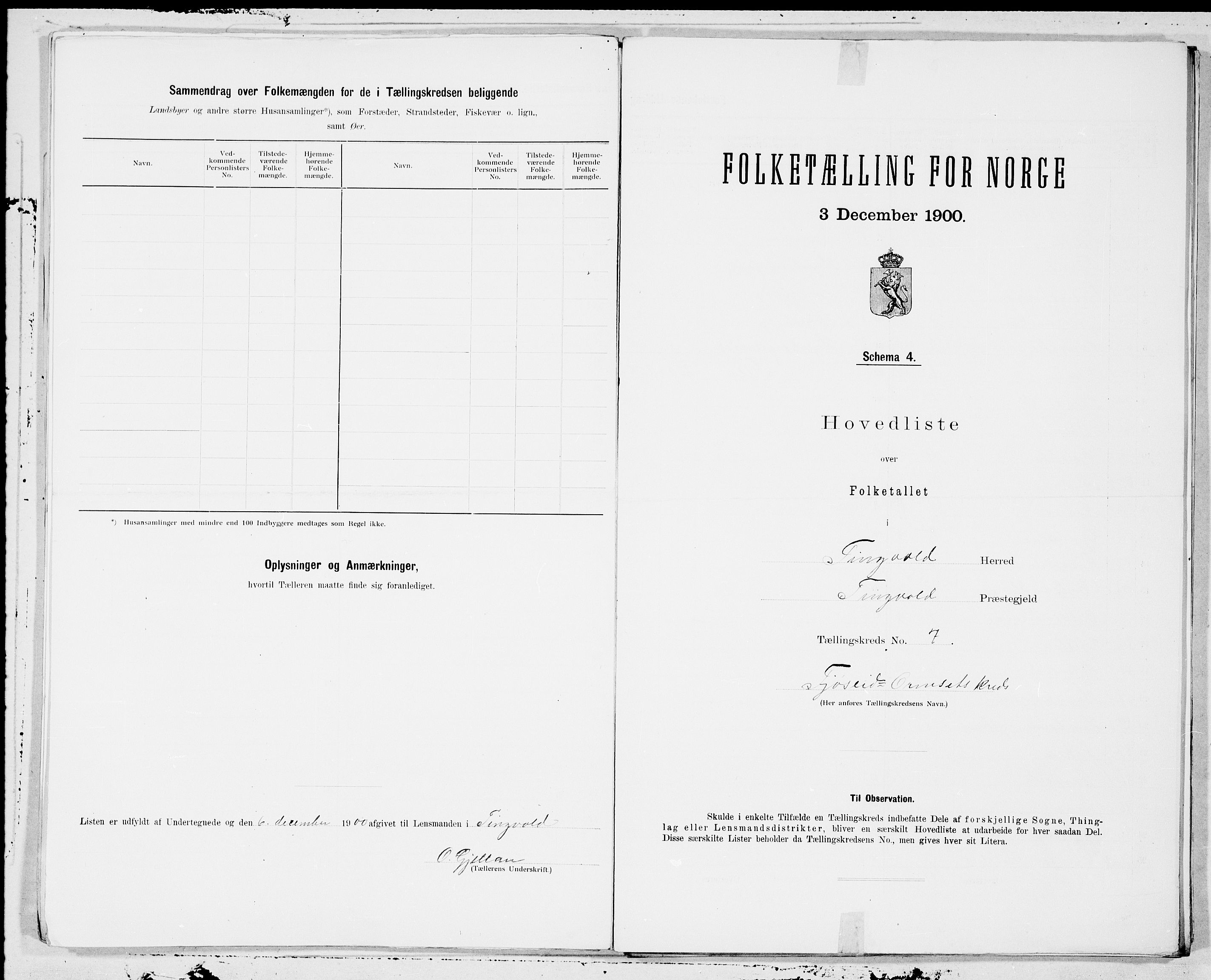 SAT, Folketelling 1900 for 1560 Tingvoll herred, 1900, s. 14