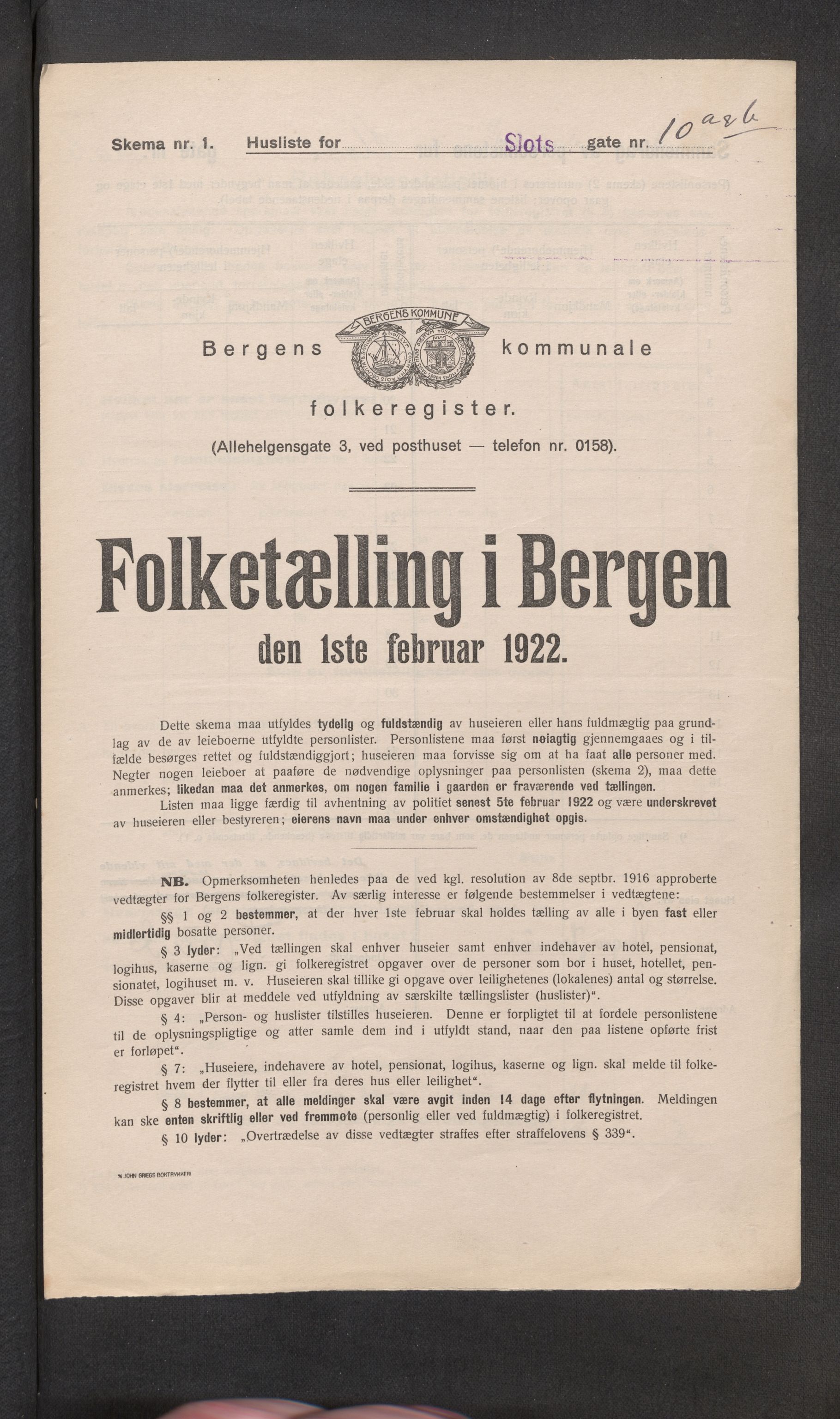 SAB, Kommunal folketelling 1922 for Bergen kjøpstad, 1922, s. 38715