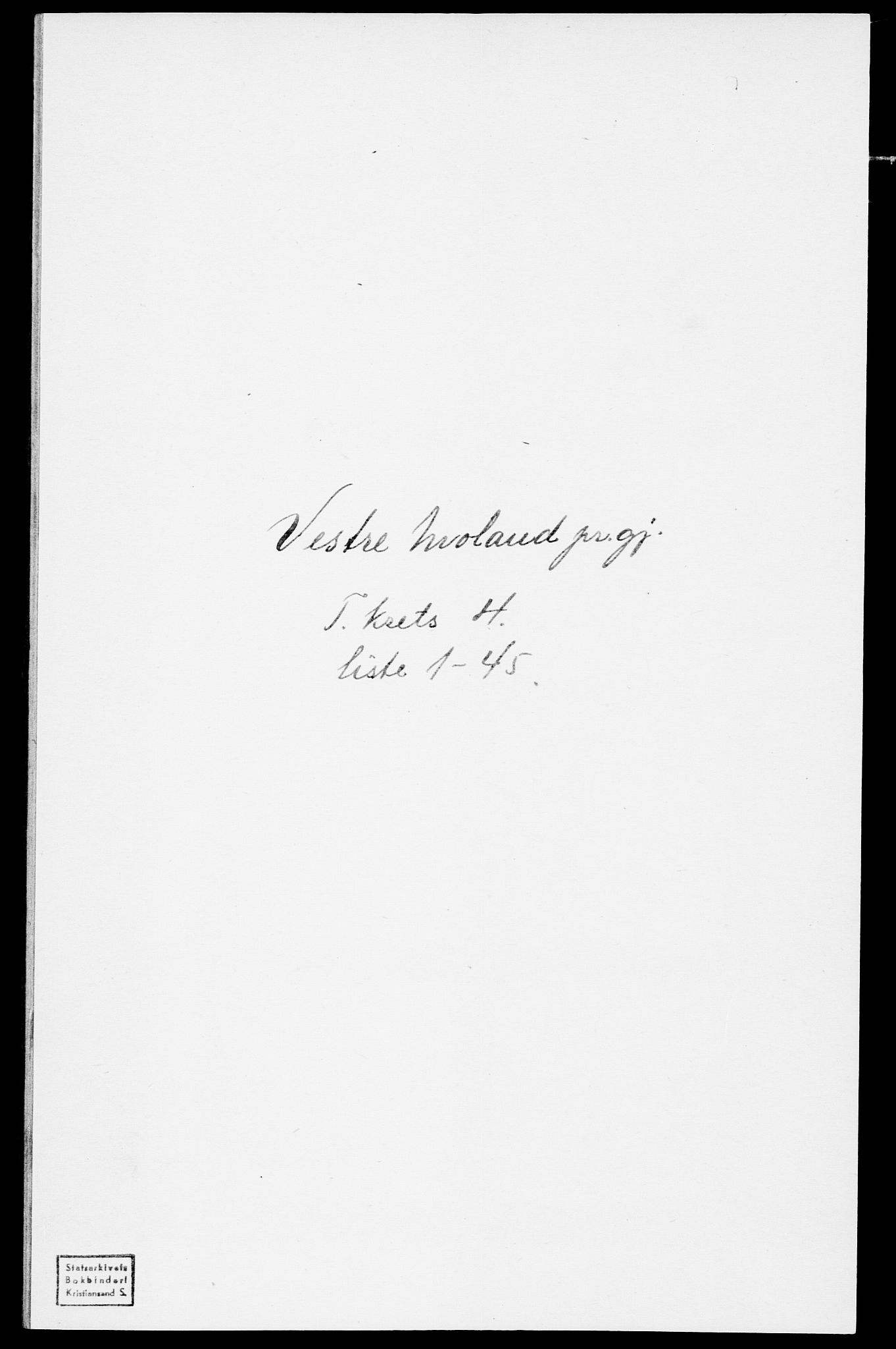 SAK, Folketelling 1875 for 0926L Vestre Moland prestegjeld, Vestre Moland sokn, 1875, s. 555