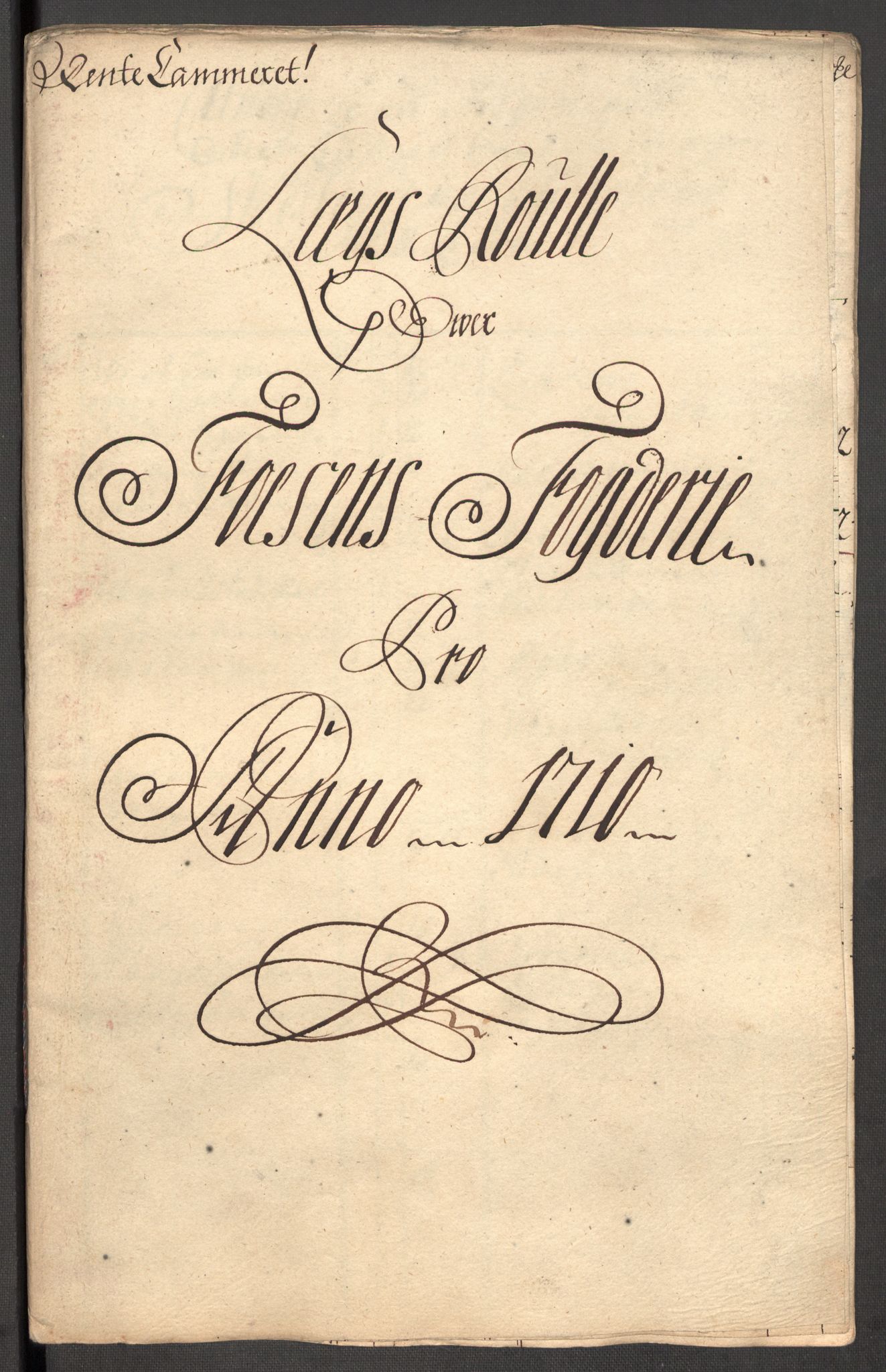 Rentekammeret inntil 1814, Reviderte regnskaper, Fogderegnskap, RA/EA-4092/R57/L3859: Fogderegnskap Fosen, 1710, s. 63