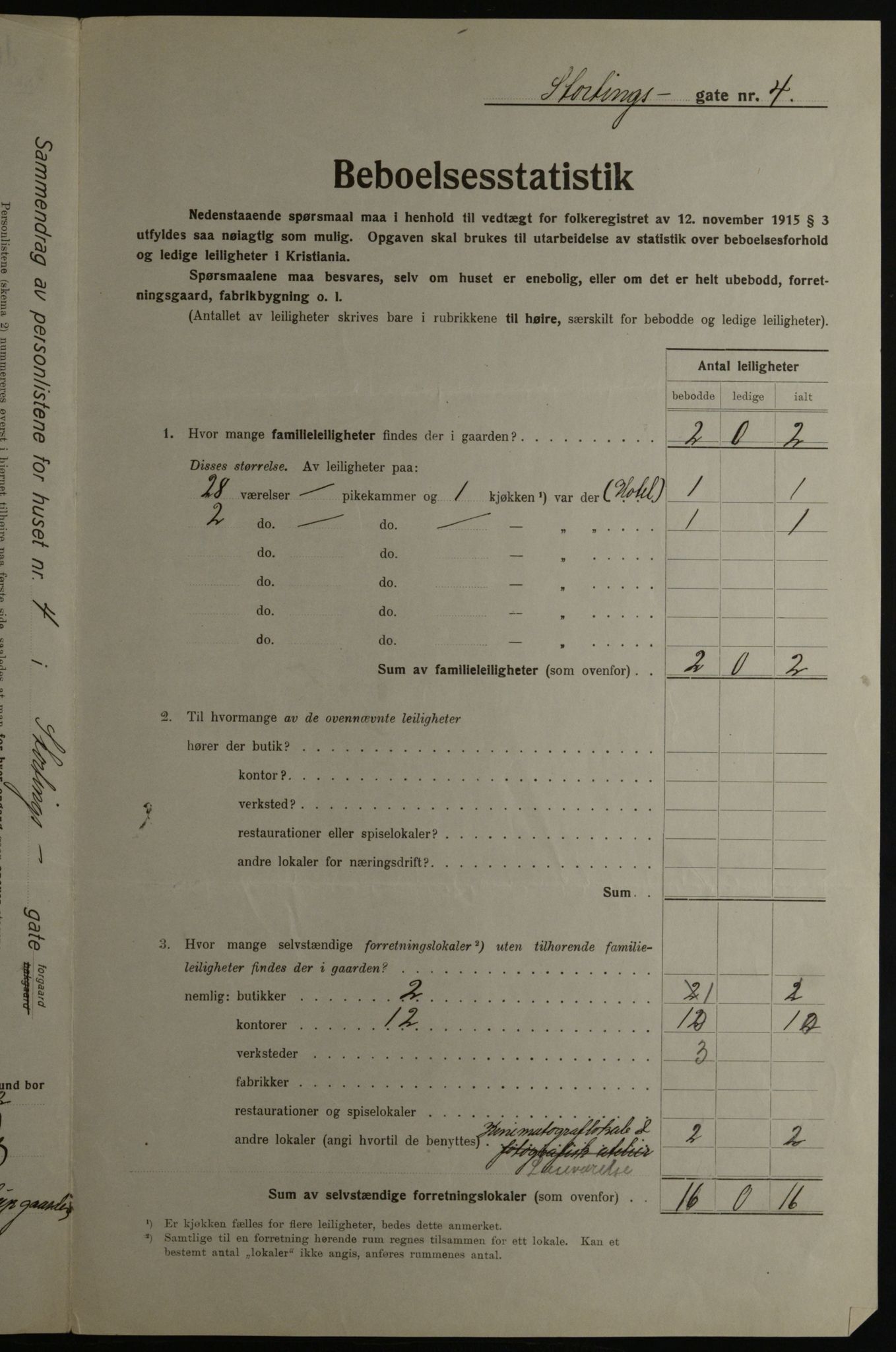 OBA, Kommunal folketelling 1.12.1923 for Kristiania, 1923, s. 114622